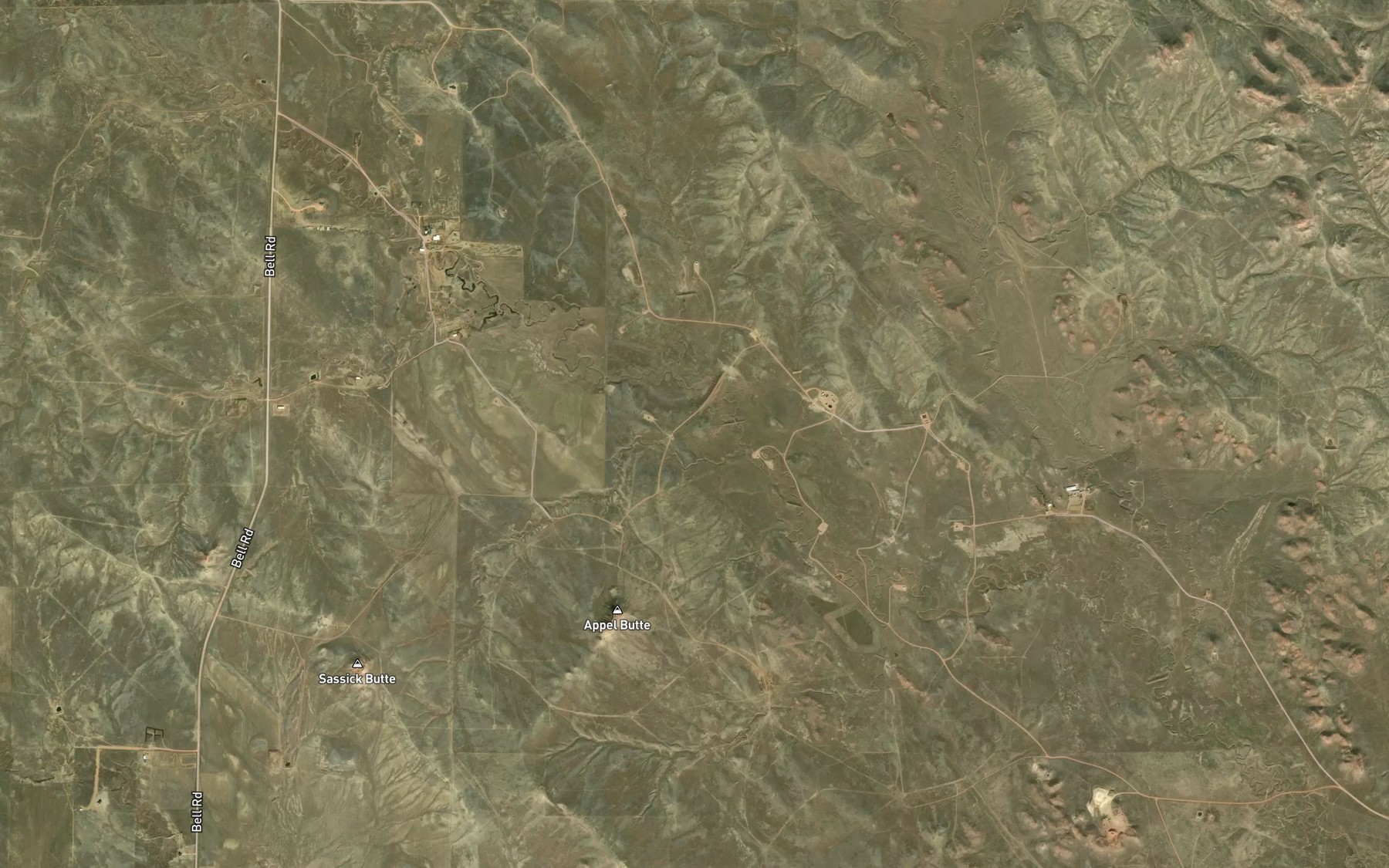 Satellite map of the Stone Number 2 Reservoir