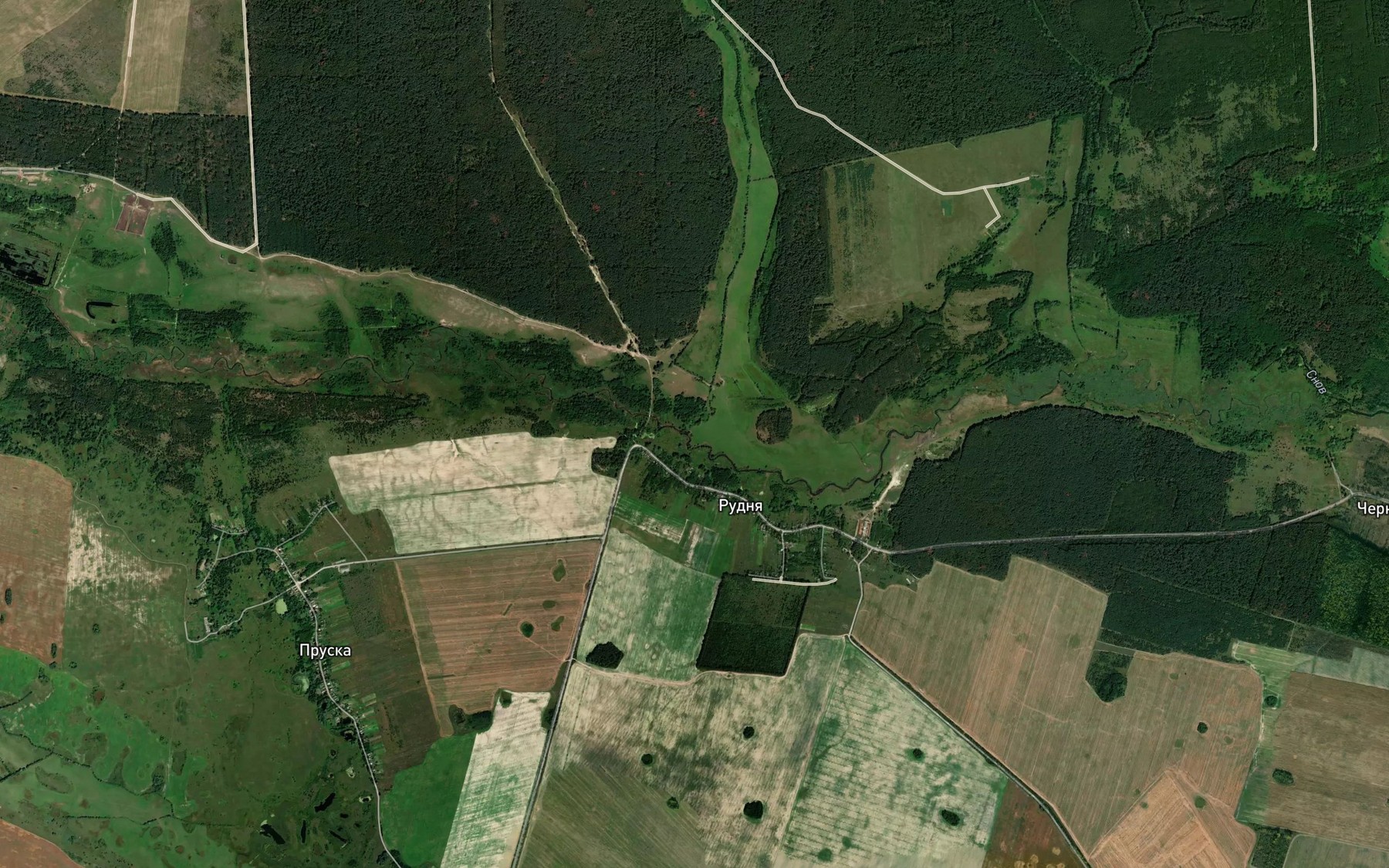 Satellite map of the Tochka