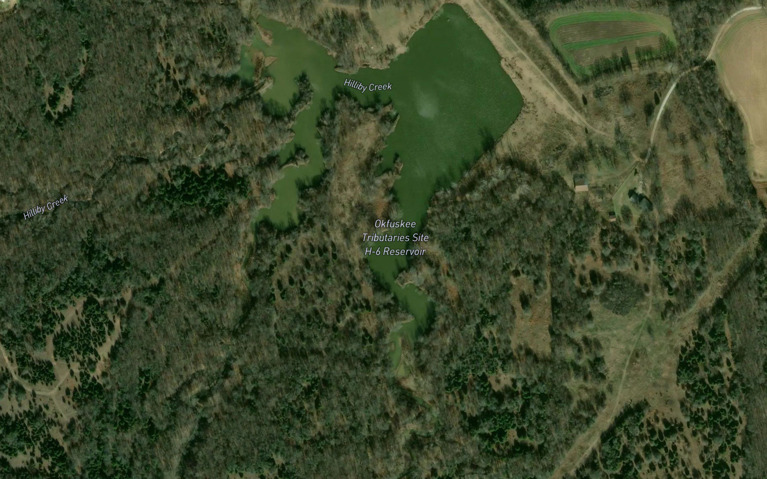 Okfuskee Tributaries Site H-6 Reservoir