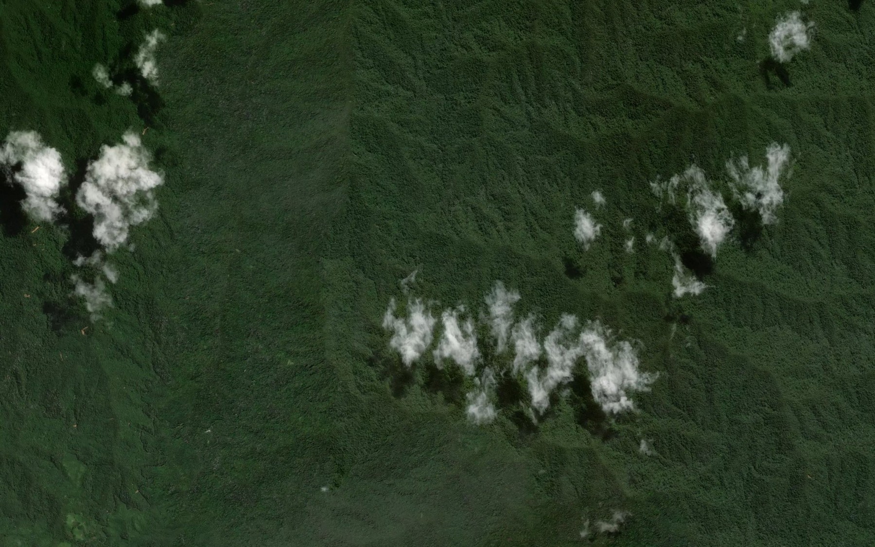 Satellite map of the Sungai Mabau