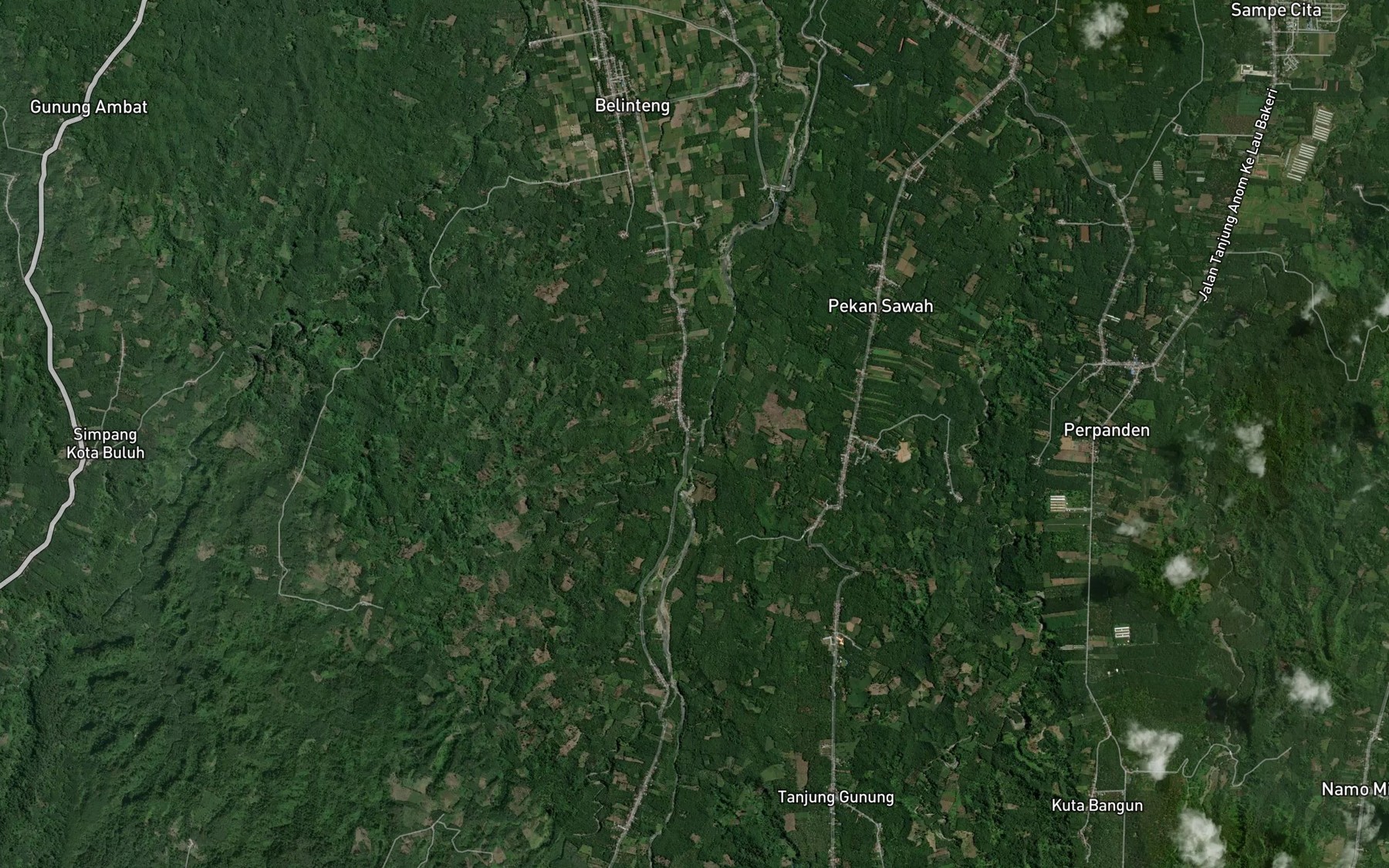 Satellite map of the Lao Begaru