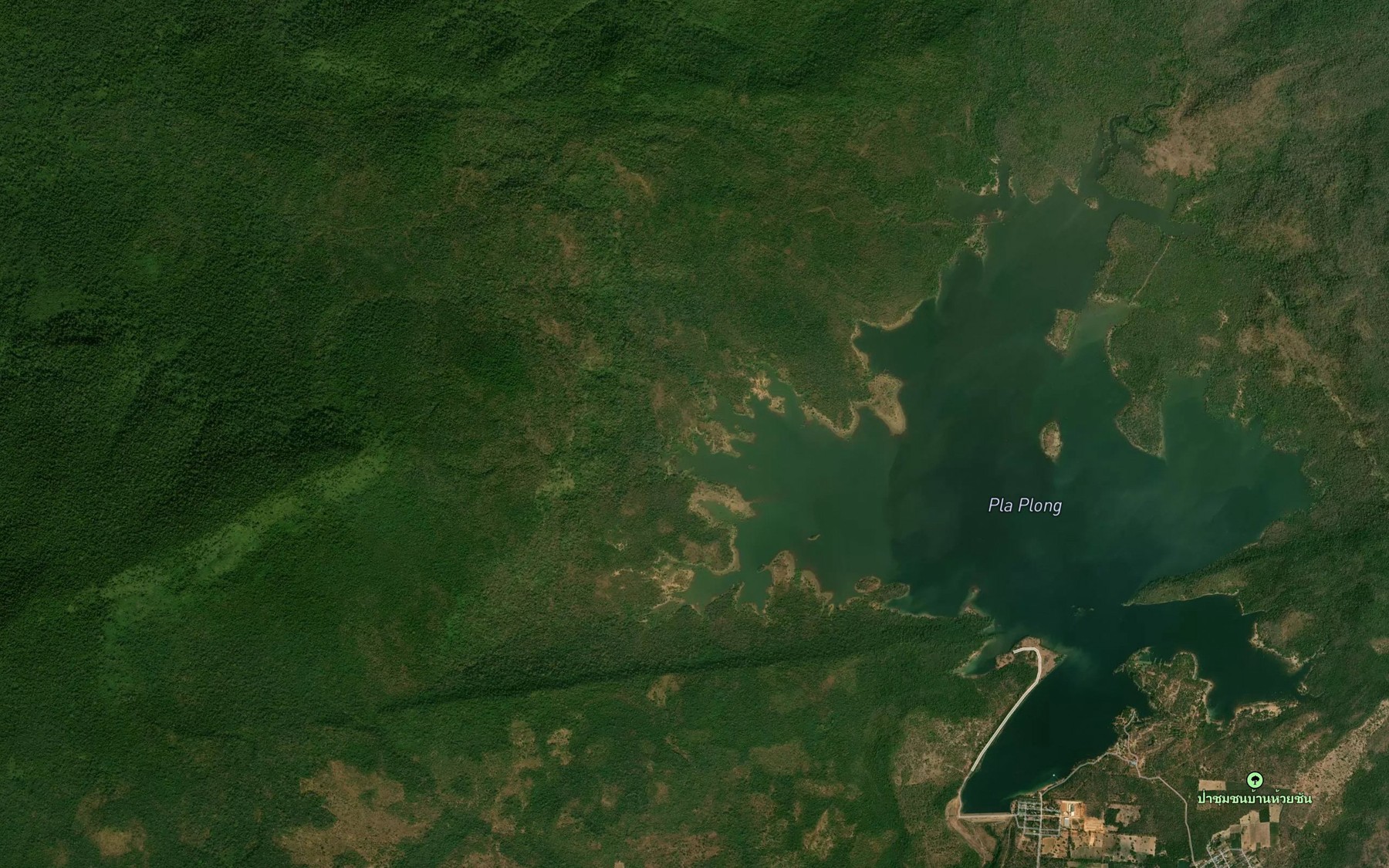 Satellite map of the Huai Yang