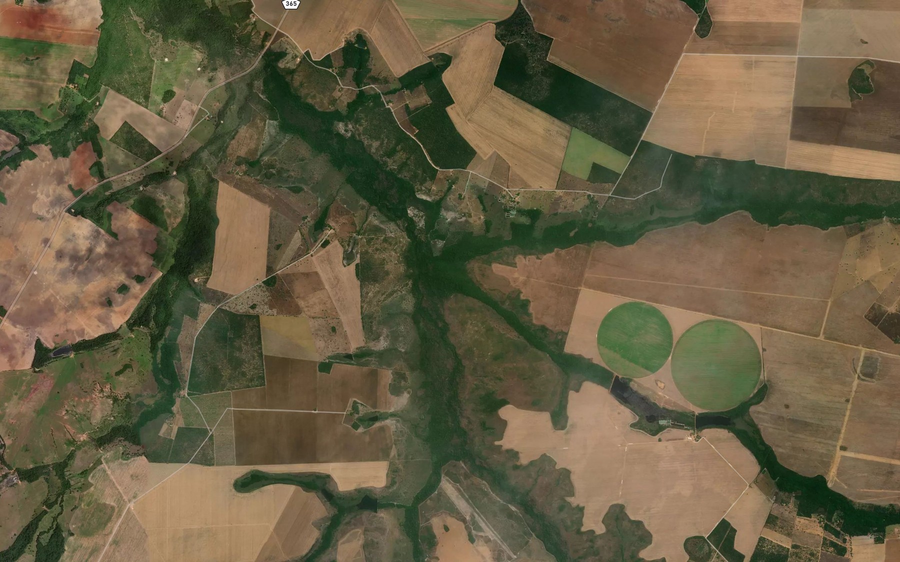 Satellite map of the Corrego Cerrado