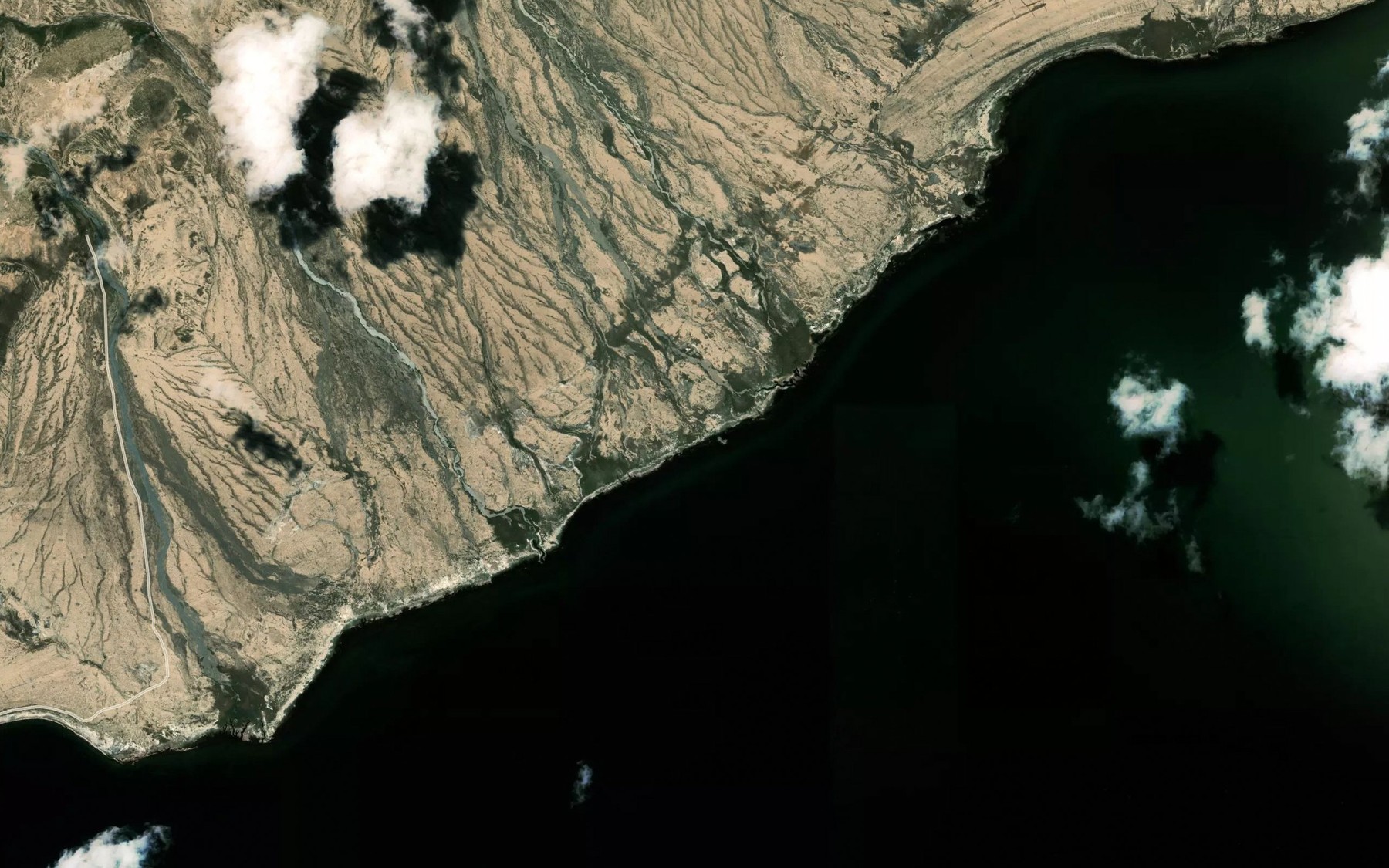 Satellite map of the Dzhinishke