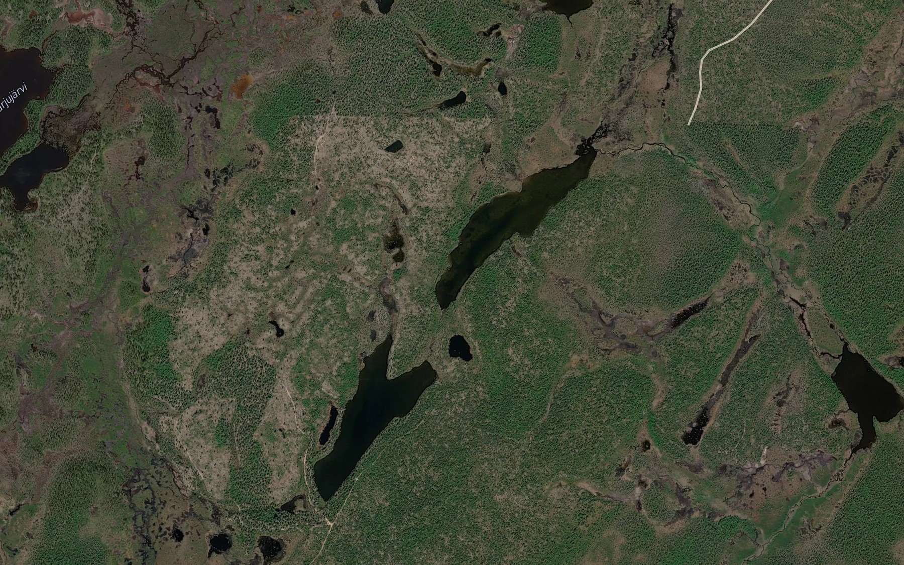 Satellite map of the Leppajarvet