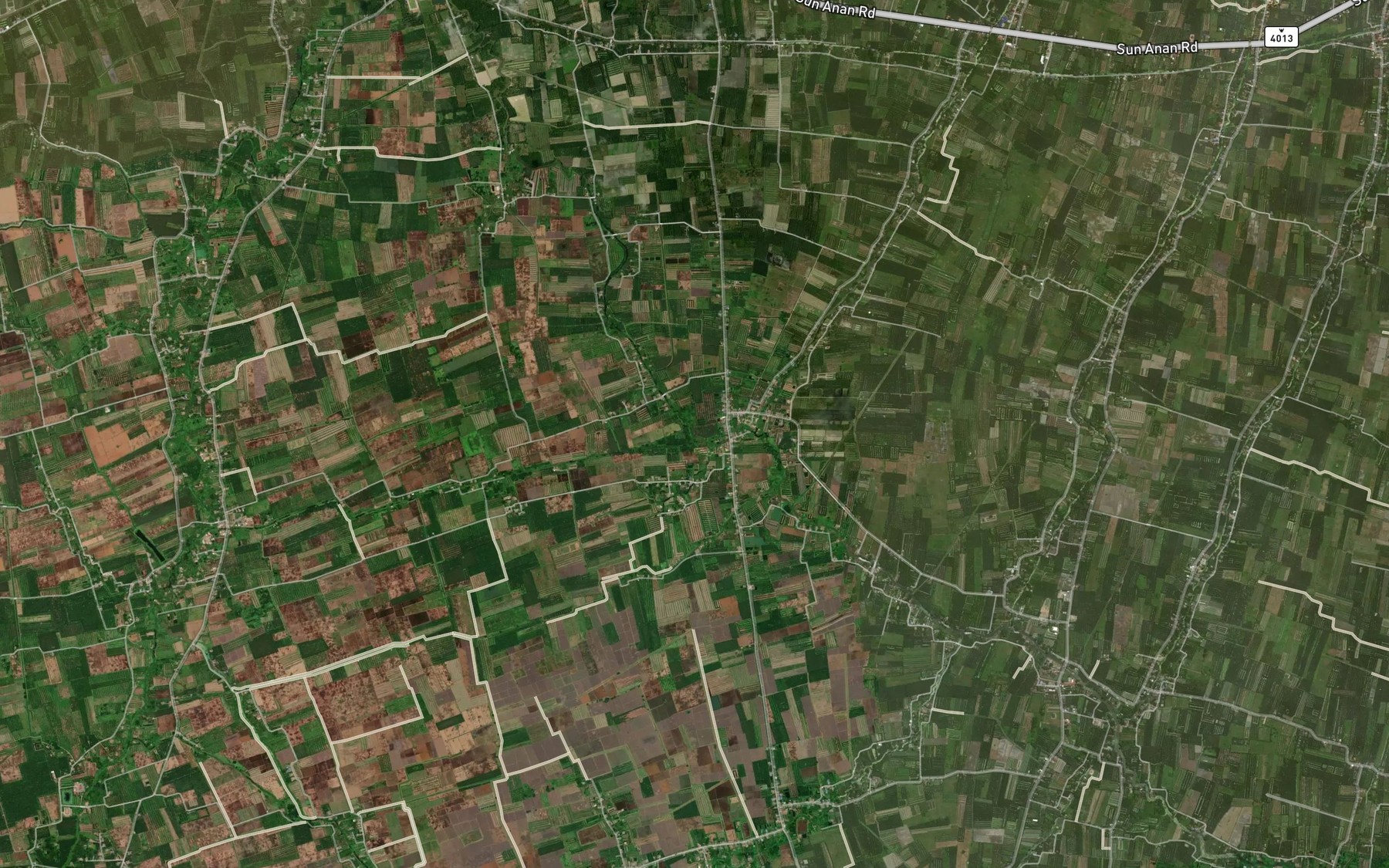 Satellite map of the Khlong Lan Krabue