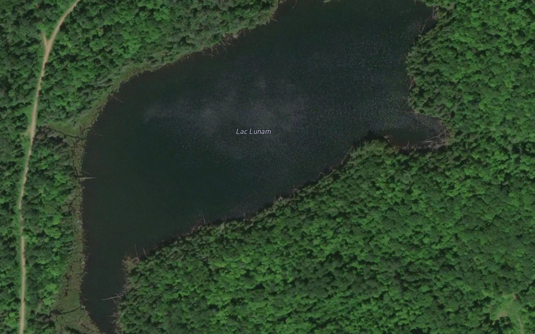 Satellite map of the Lac Lunam