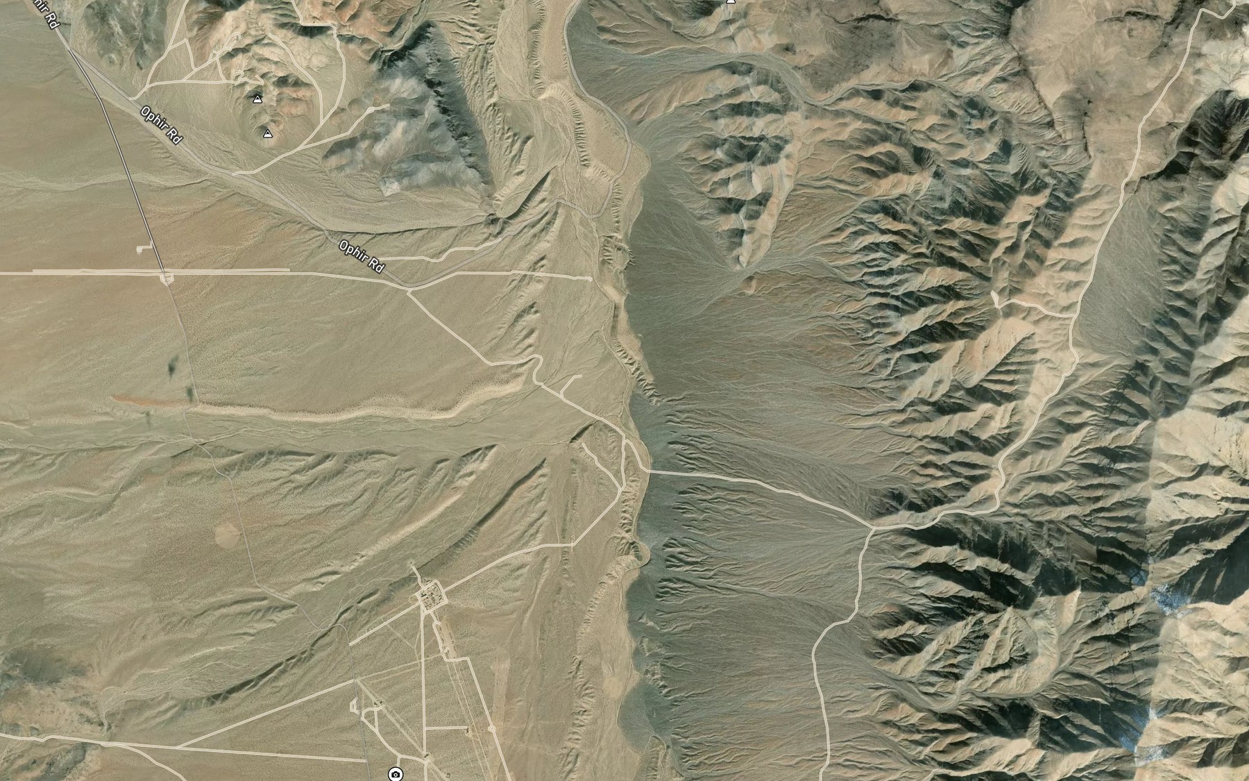 Satellite map of the China Gardens Wash