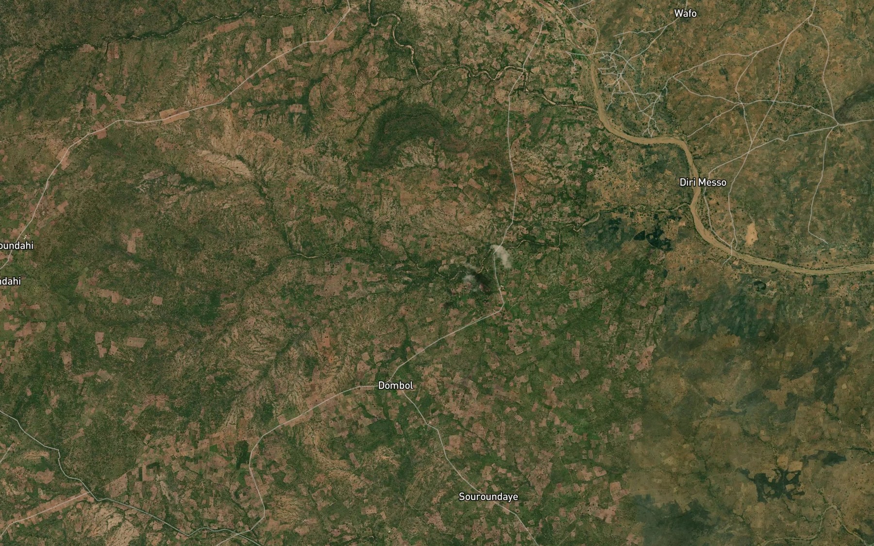 Satellite map of the Mayo Barna