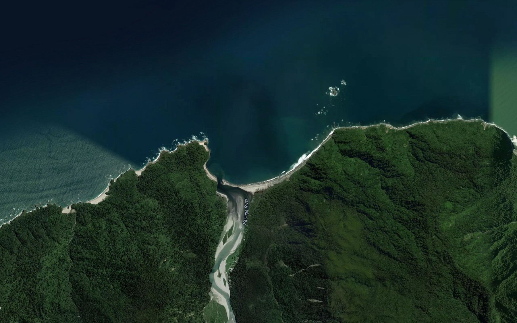 Satellite map of the Yankee Dans Creek
