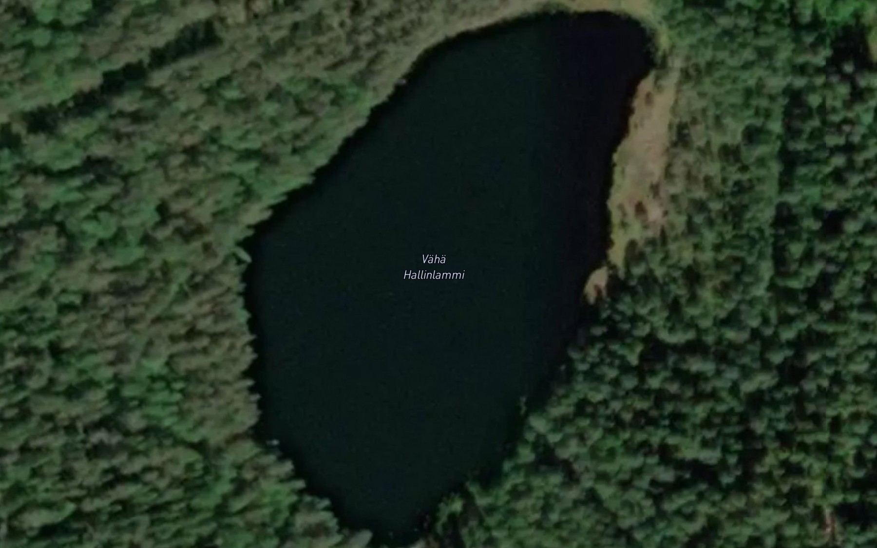 Satellite map of the Vaha Hallinlammi