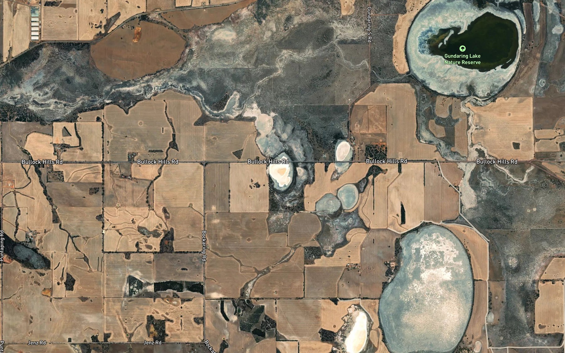 Satellite map of the Dornducking Lake