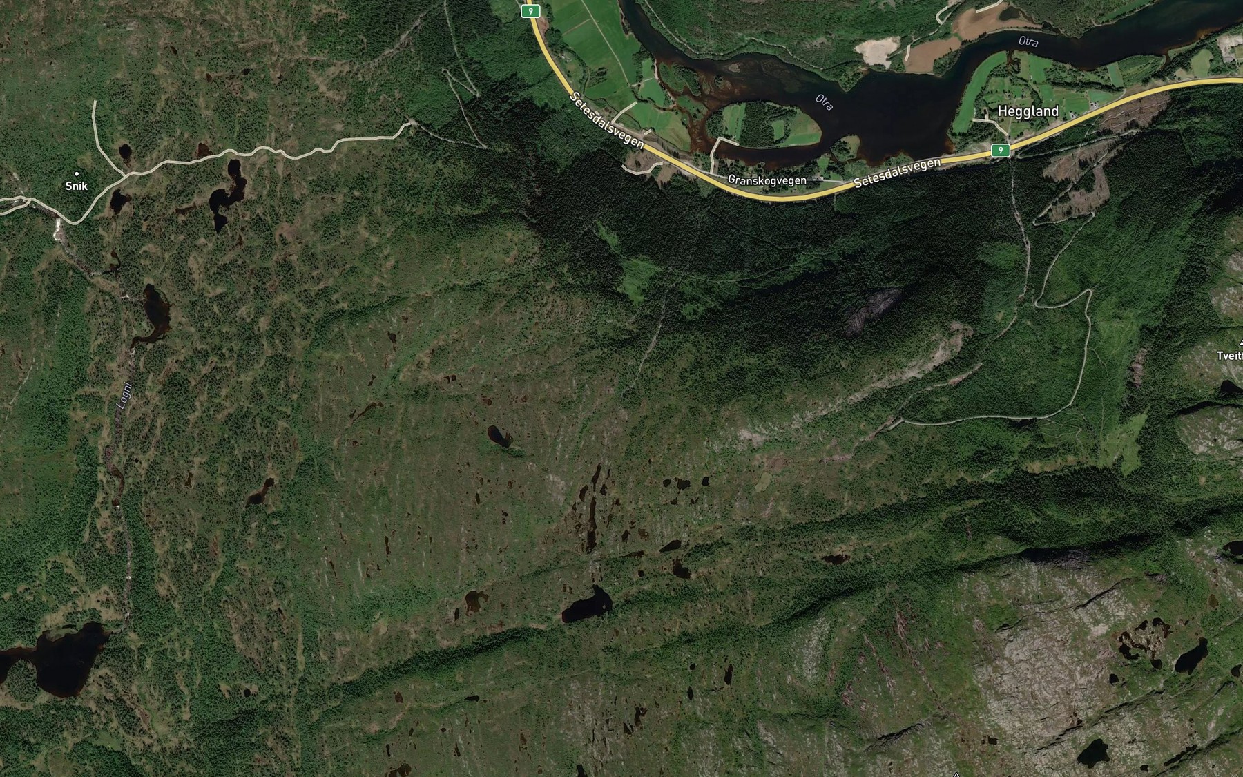 Satellite map of the Steinteigsbekken
