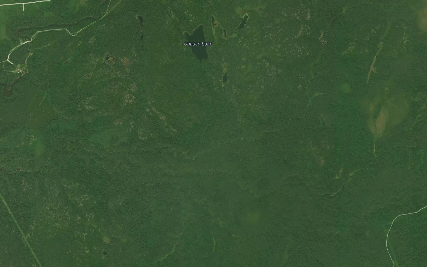 Satellite map of the JordonCreek