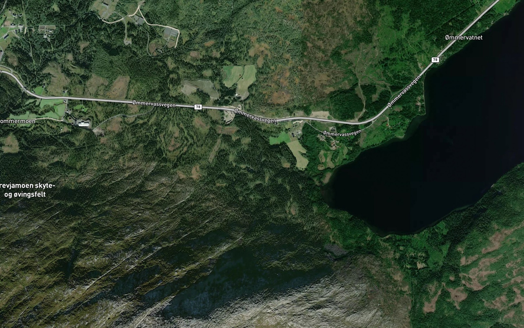 Satellite map of the Sagforsen