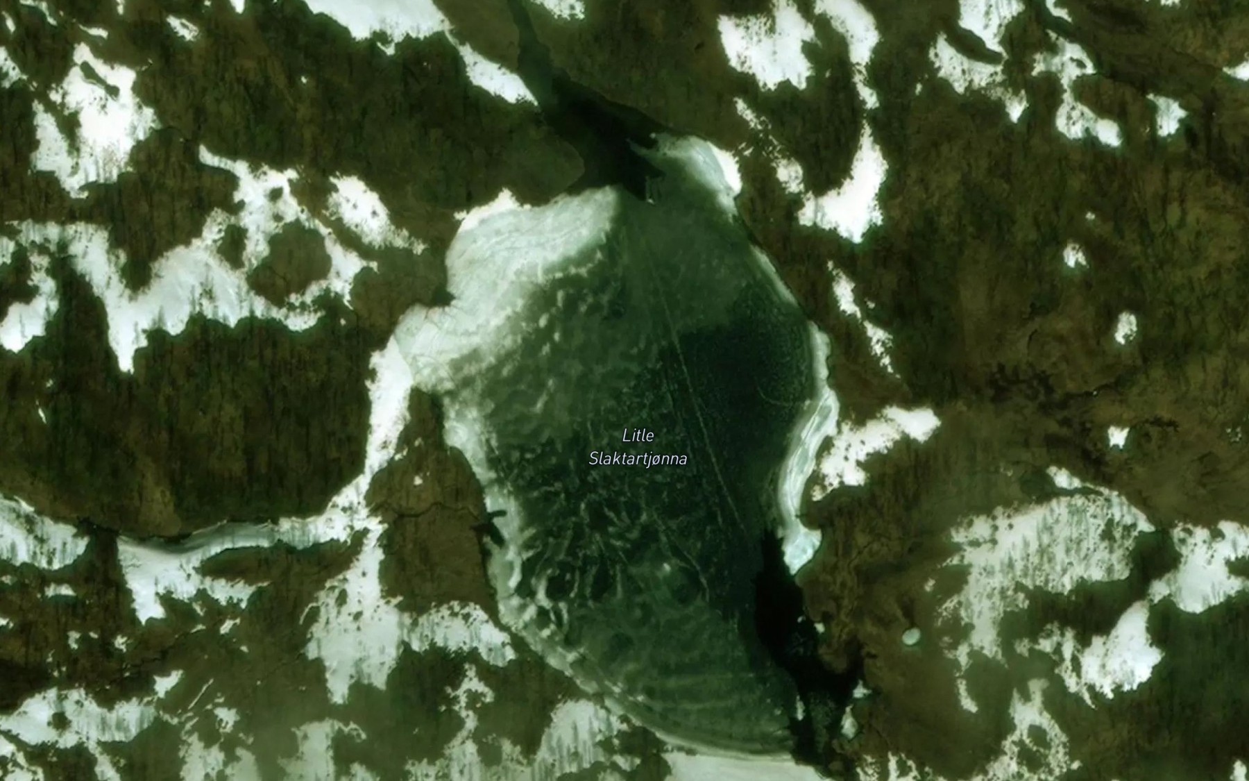 Satellite map of the Slaktartjorna,l