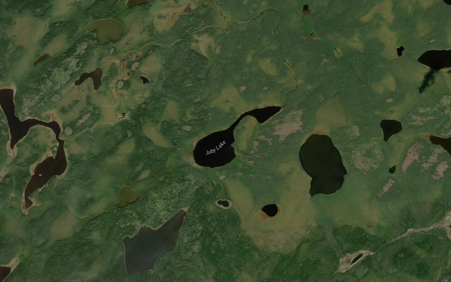 Satellite map of the Juby Lake