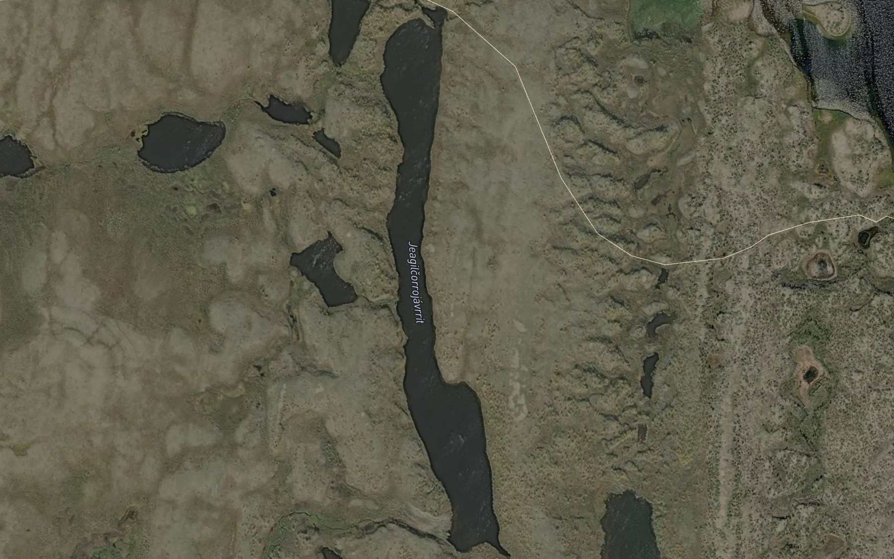 Satellite map of the Jaegilcarrujavrit