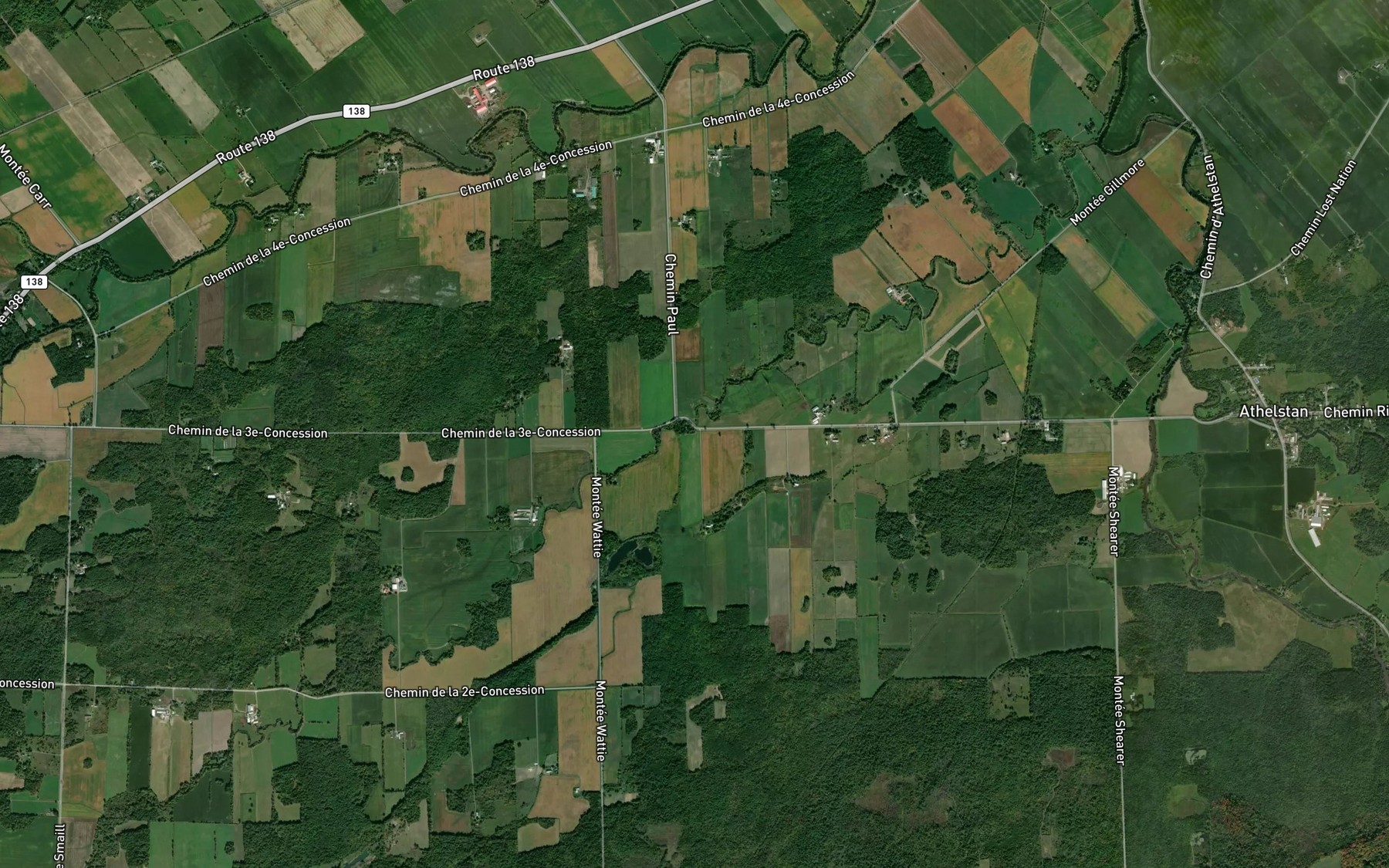 Satellite map of the Ruisseau Spring