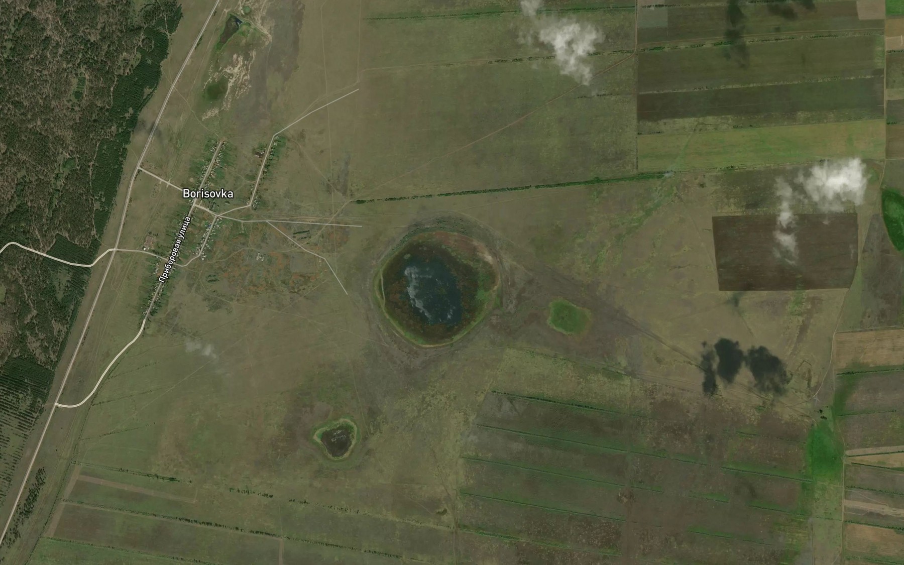 Satellite map of the Ozero Katanagach