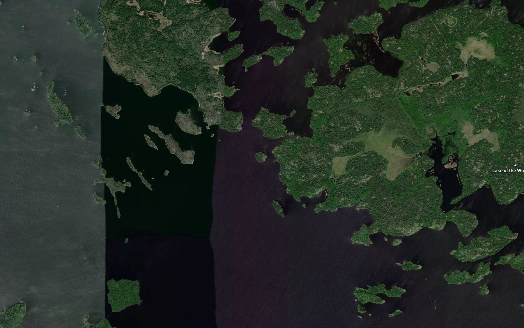Satellite map of the Grandy Reef