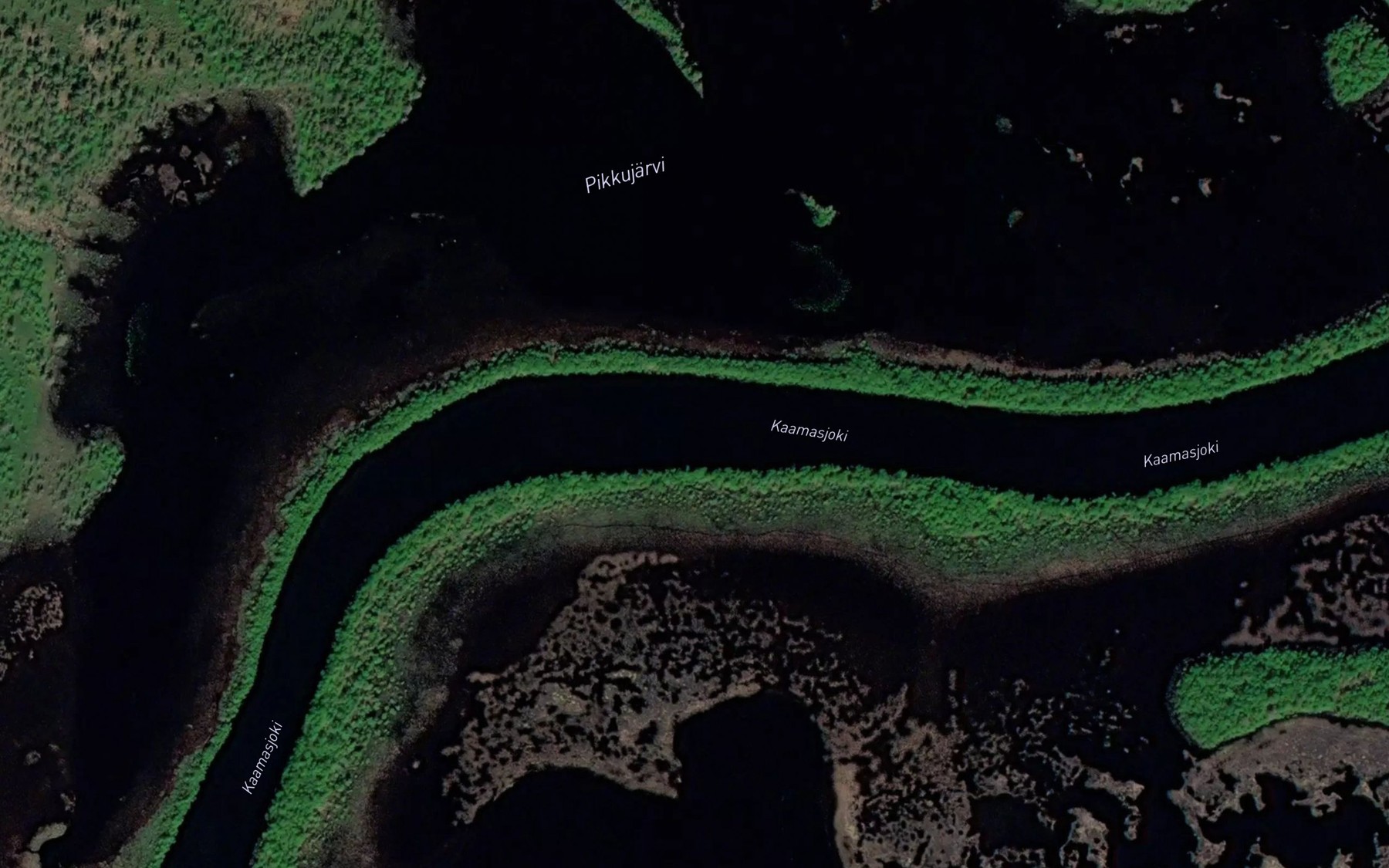 Satellite map of the Pikkujarvi