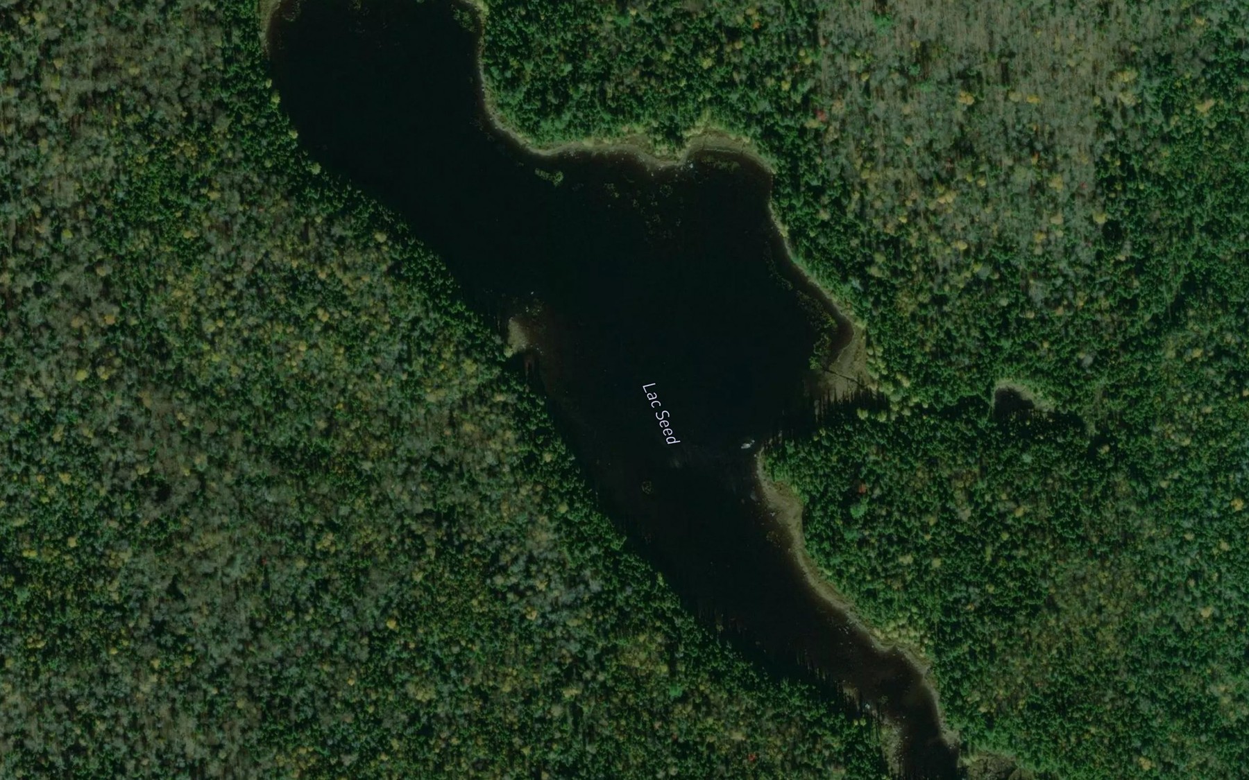 Satellite map of the Lac Seed