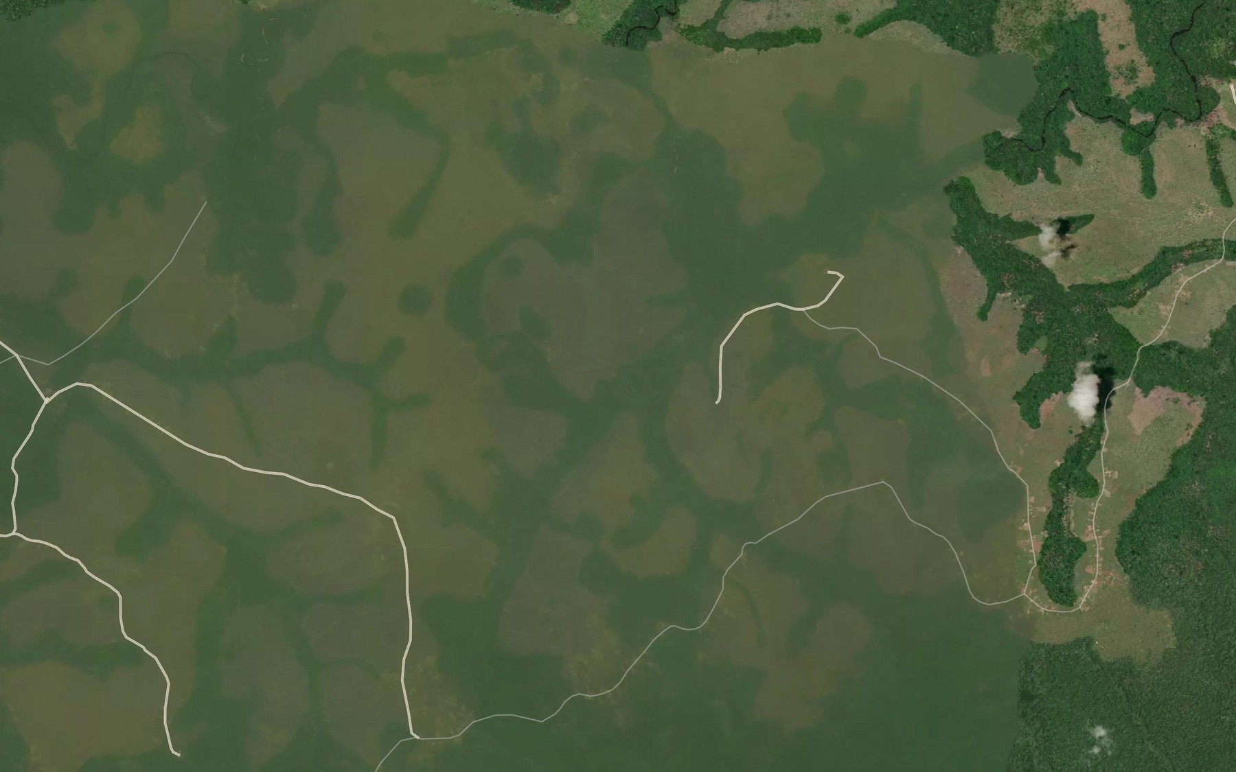 Satellite map of the Kamkata