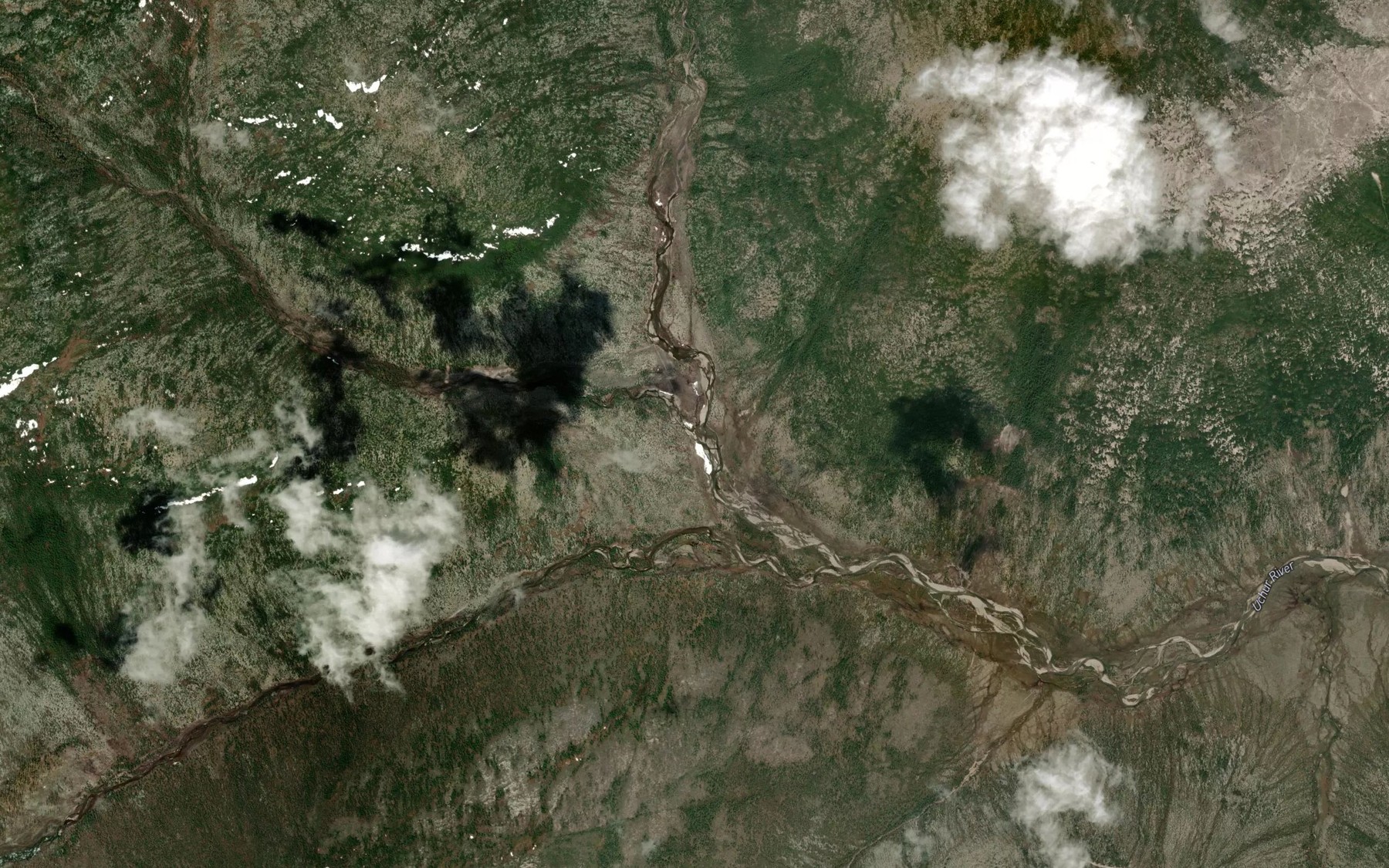 Satellite map of the Sredniy