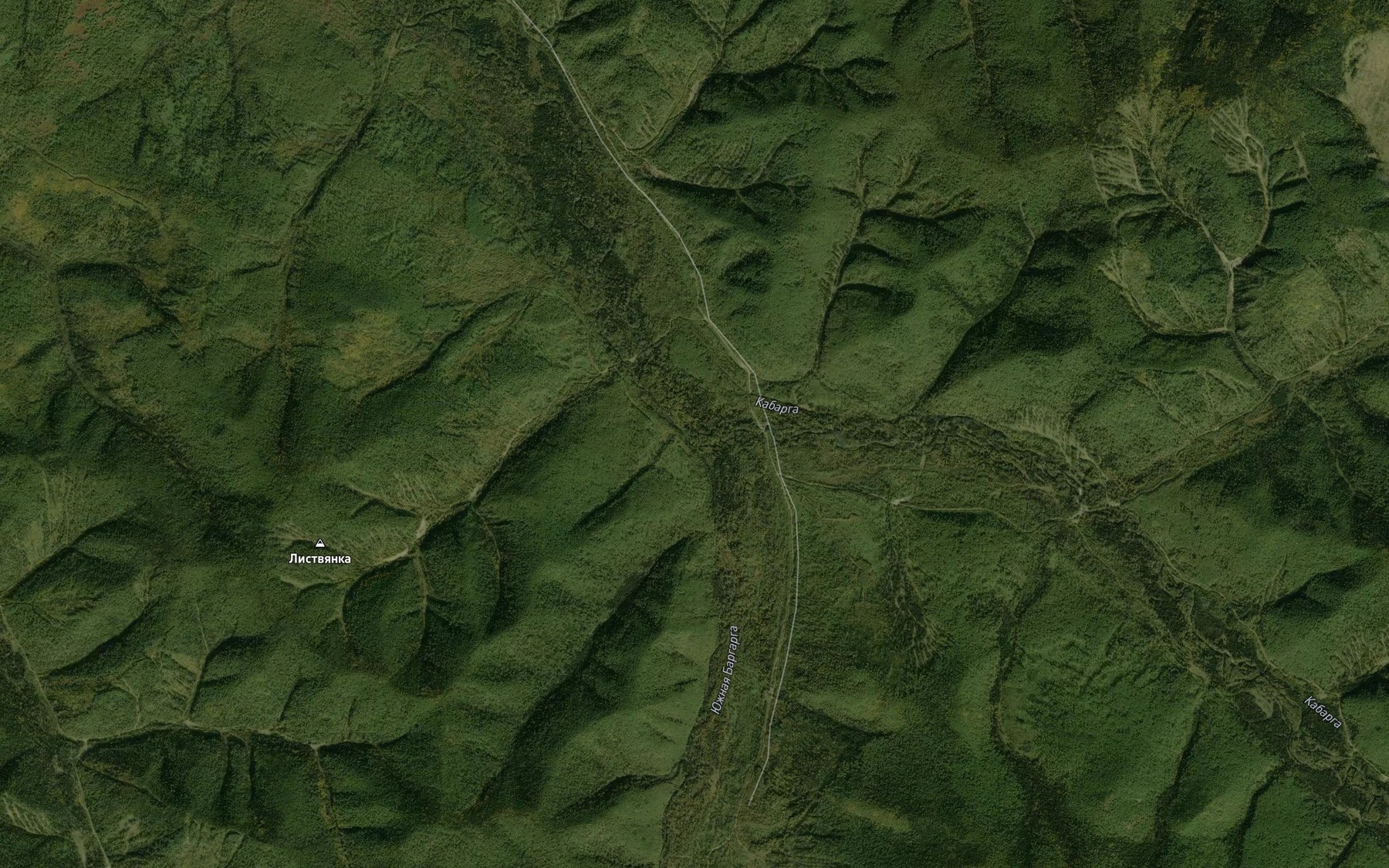 Satellite map of the Kabarga