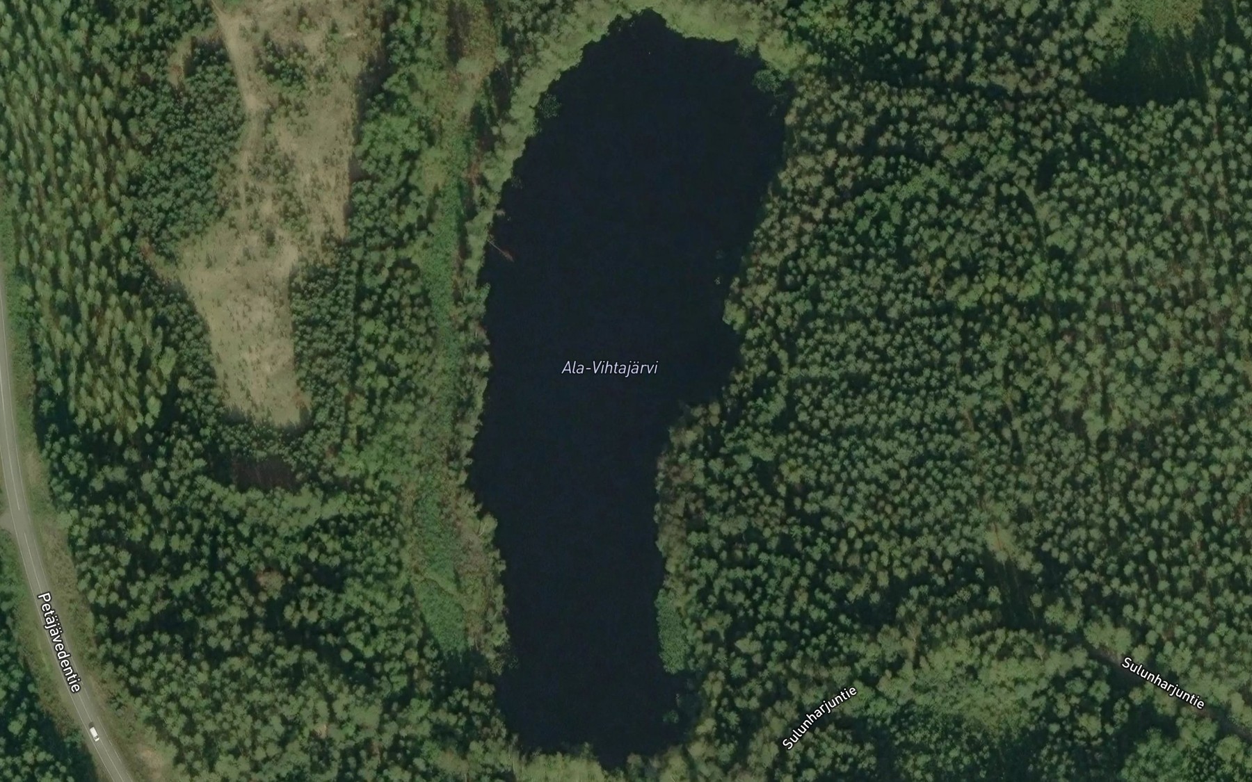Satellite map of the Ala-Vihtajarvi