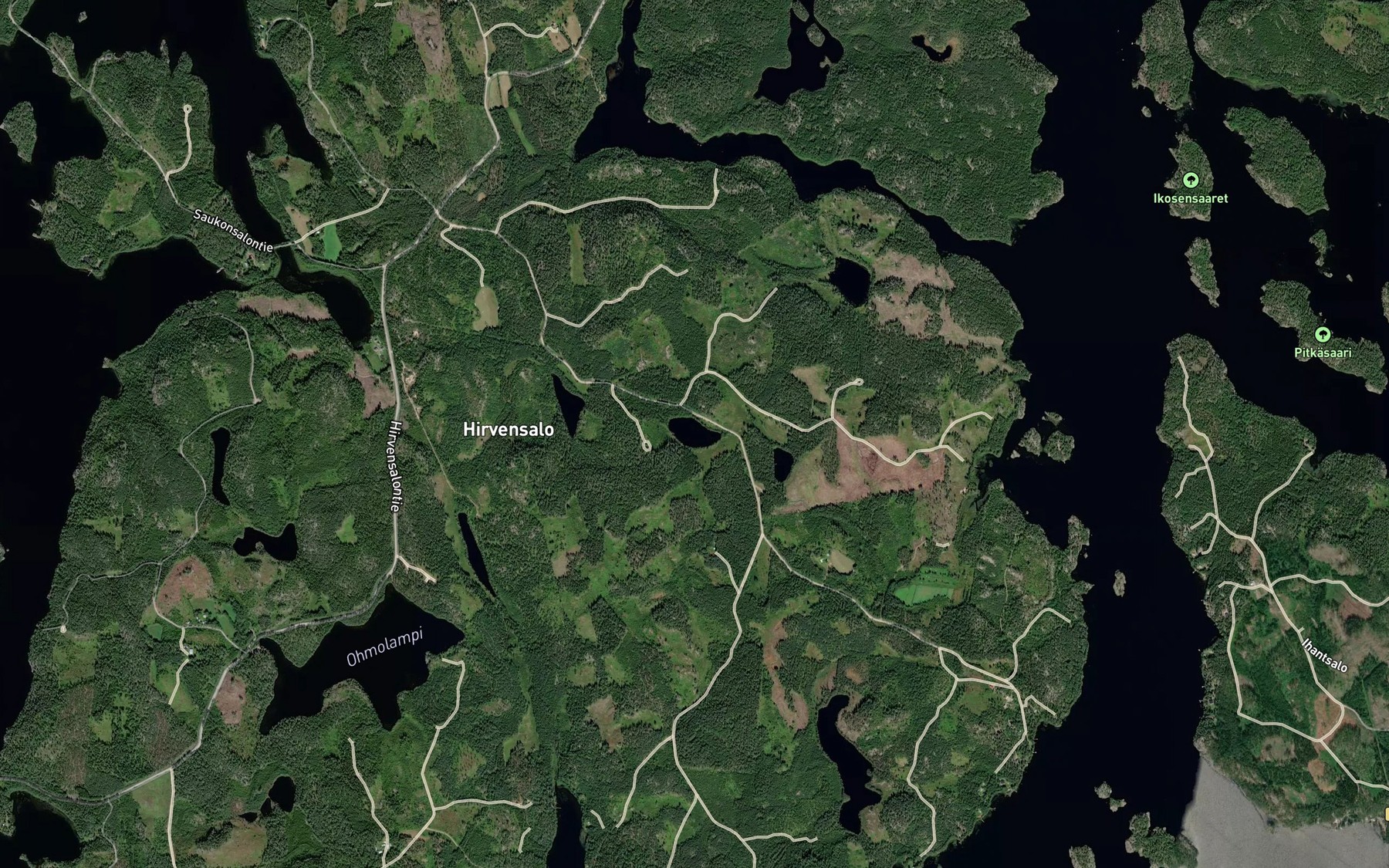 Satellite map of the Patalampi