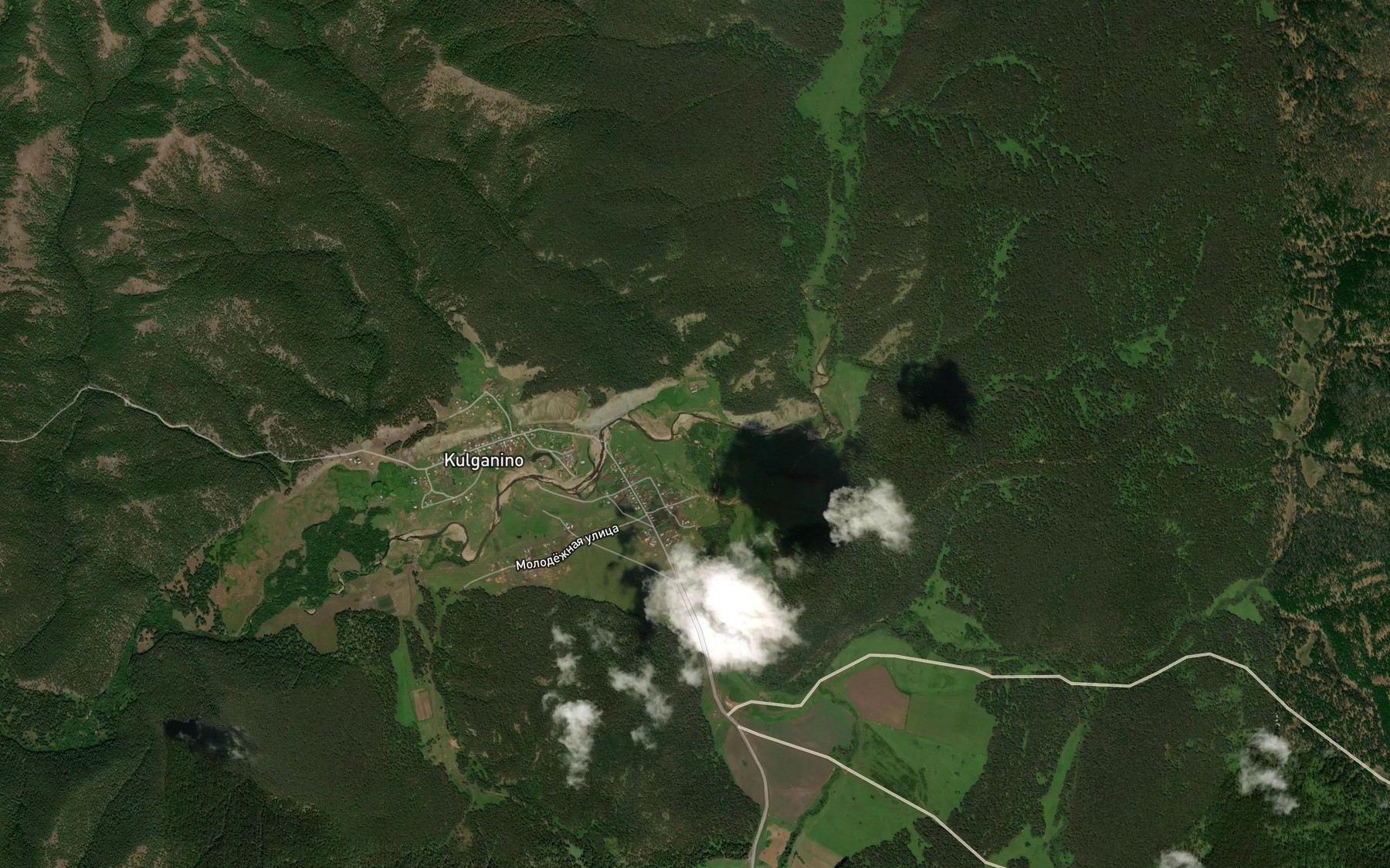 Satellite map of the Yaman'yelga