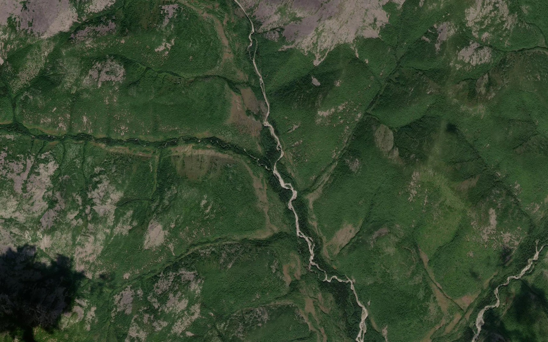 Satellite map of the Burnyy
