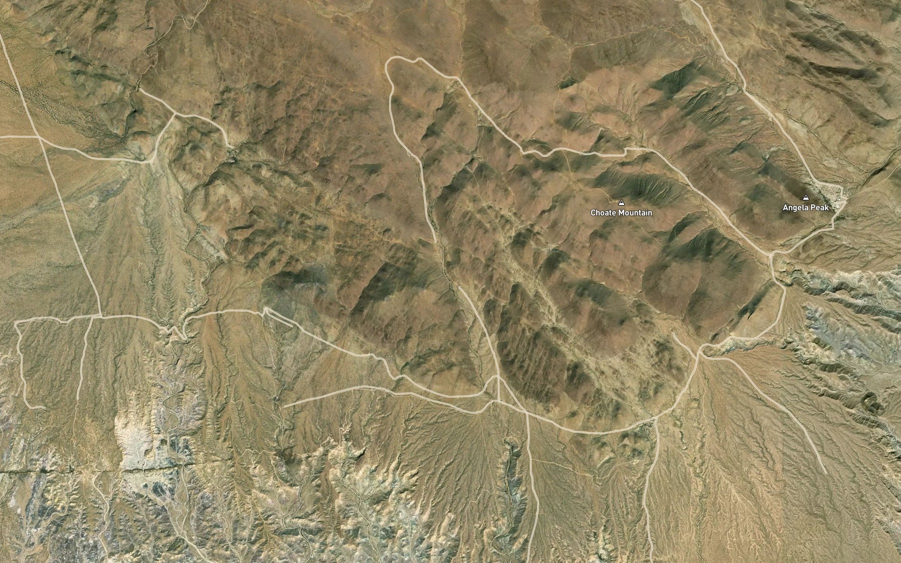 Satellite map of the Cottonwood Spring