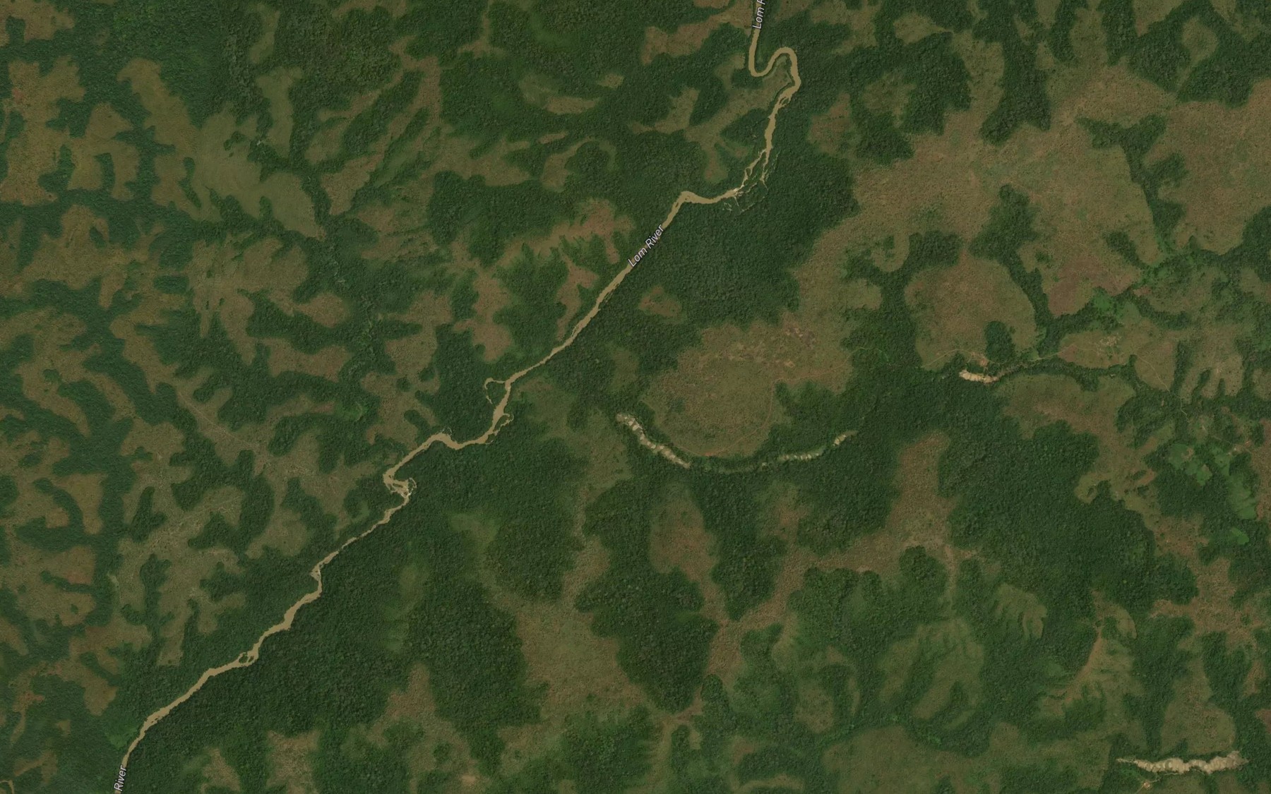 Satellite map of the Nguili