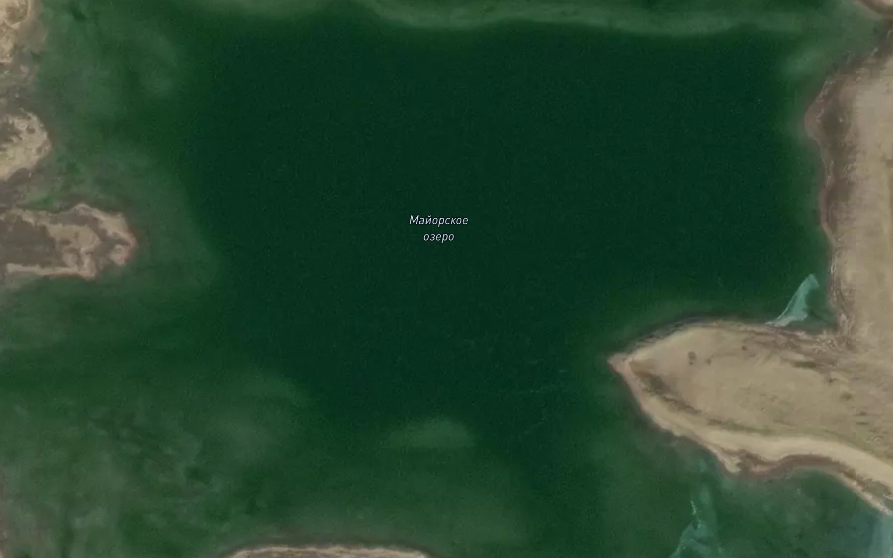 Satellite map of the Ozero Mayorskoye