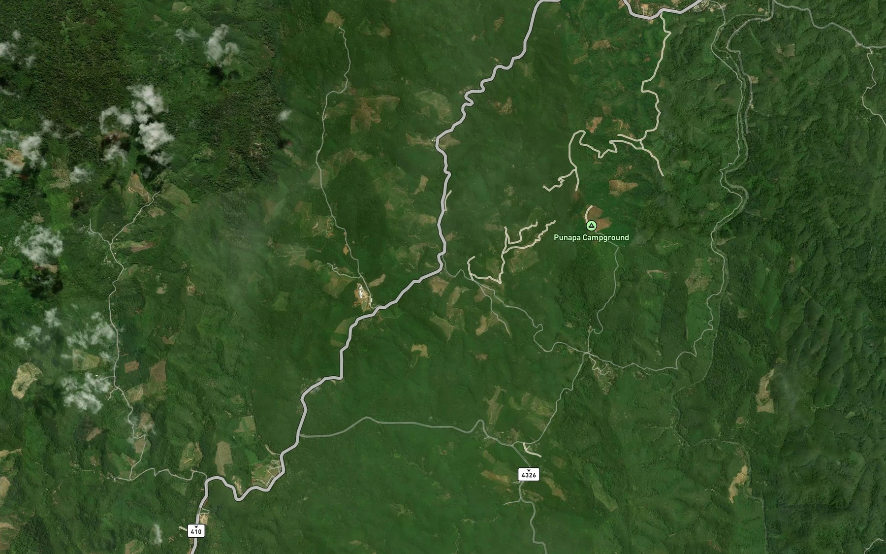 Satellite map of the Khlong Ko Mo Sip Kao