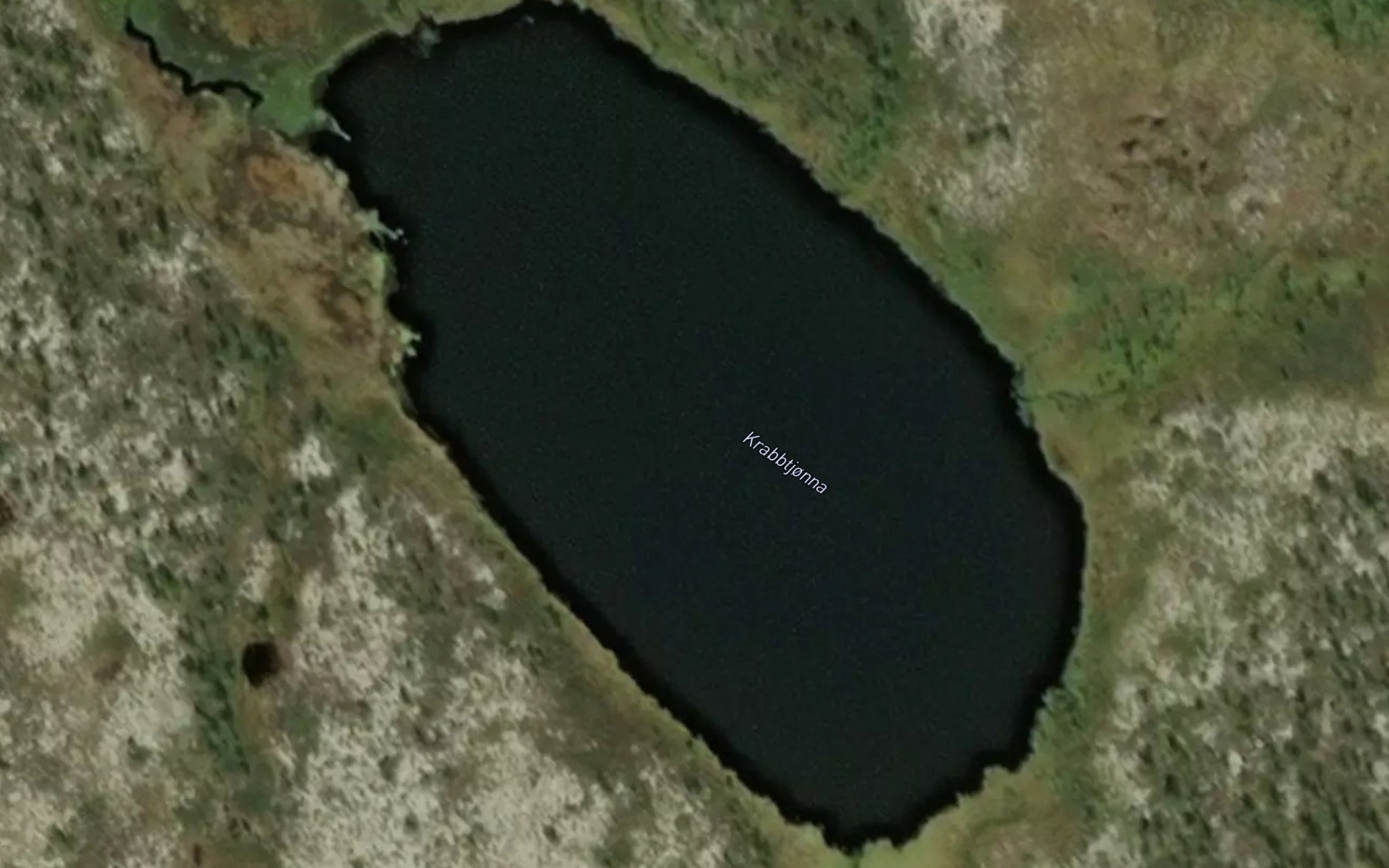 Satellite map of the Krabbtjonna