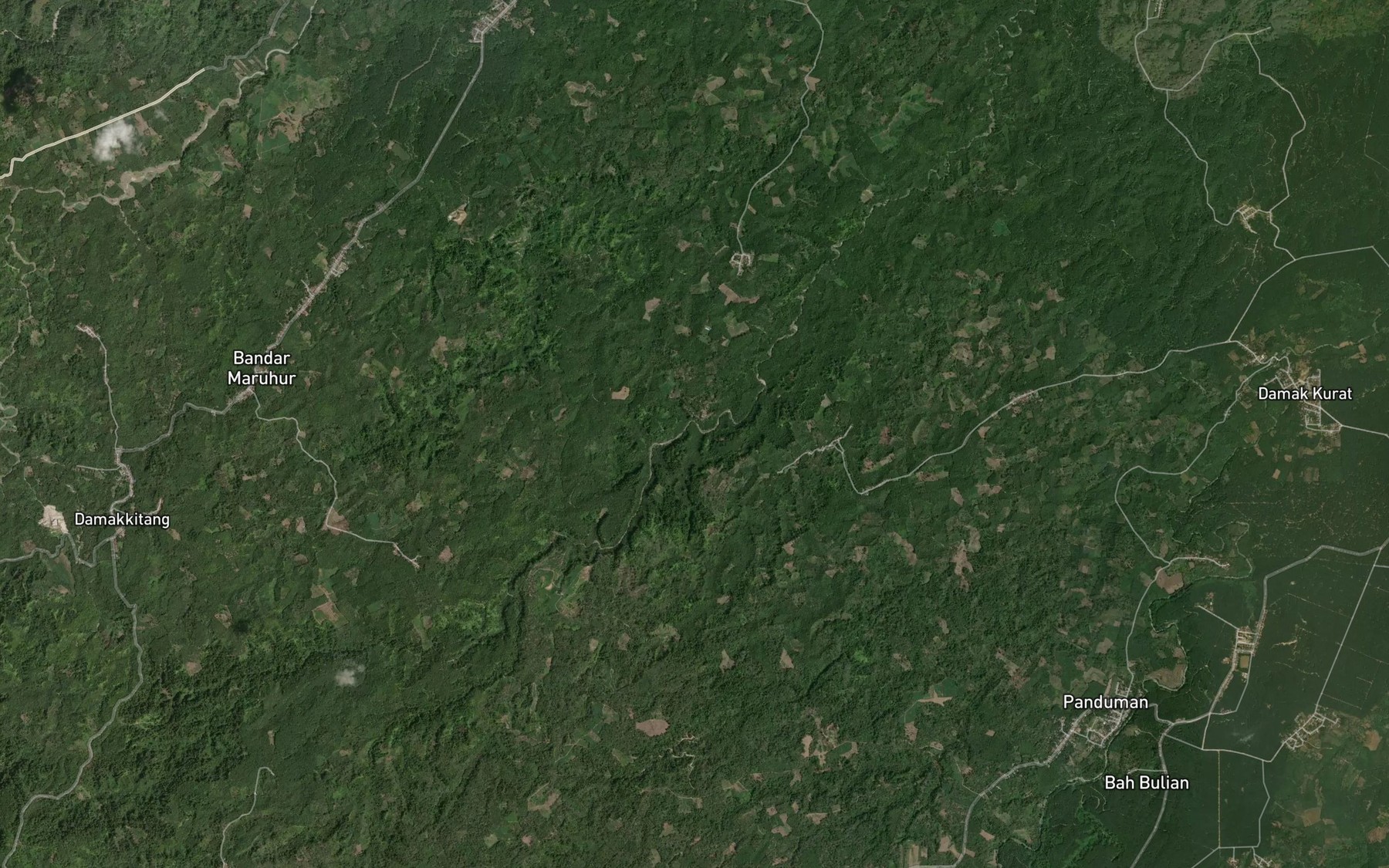 Satellite map of the Bah Haporasan