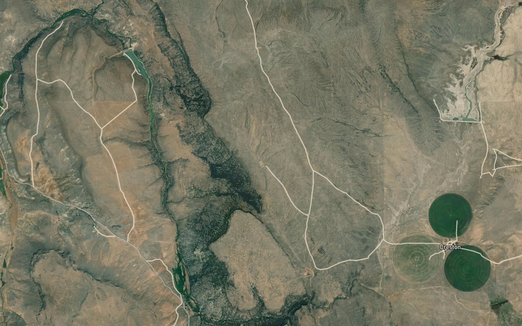 Satellite map of the Westfield Pit