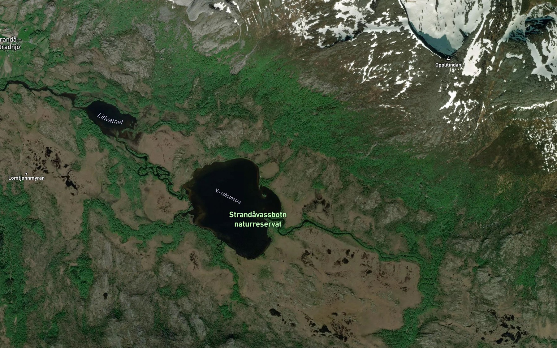 Satellite map of the Maloken