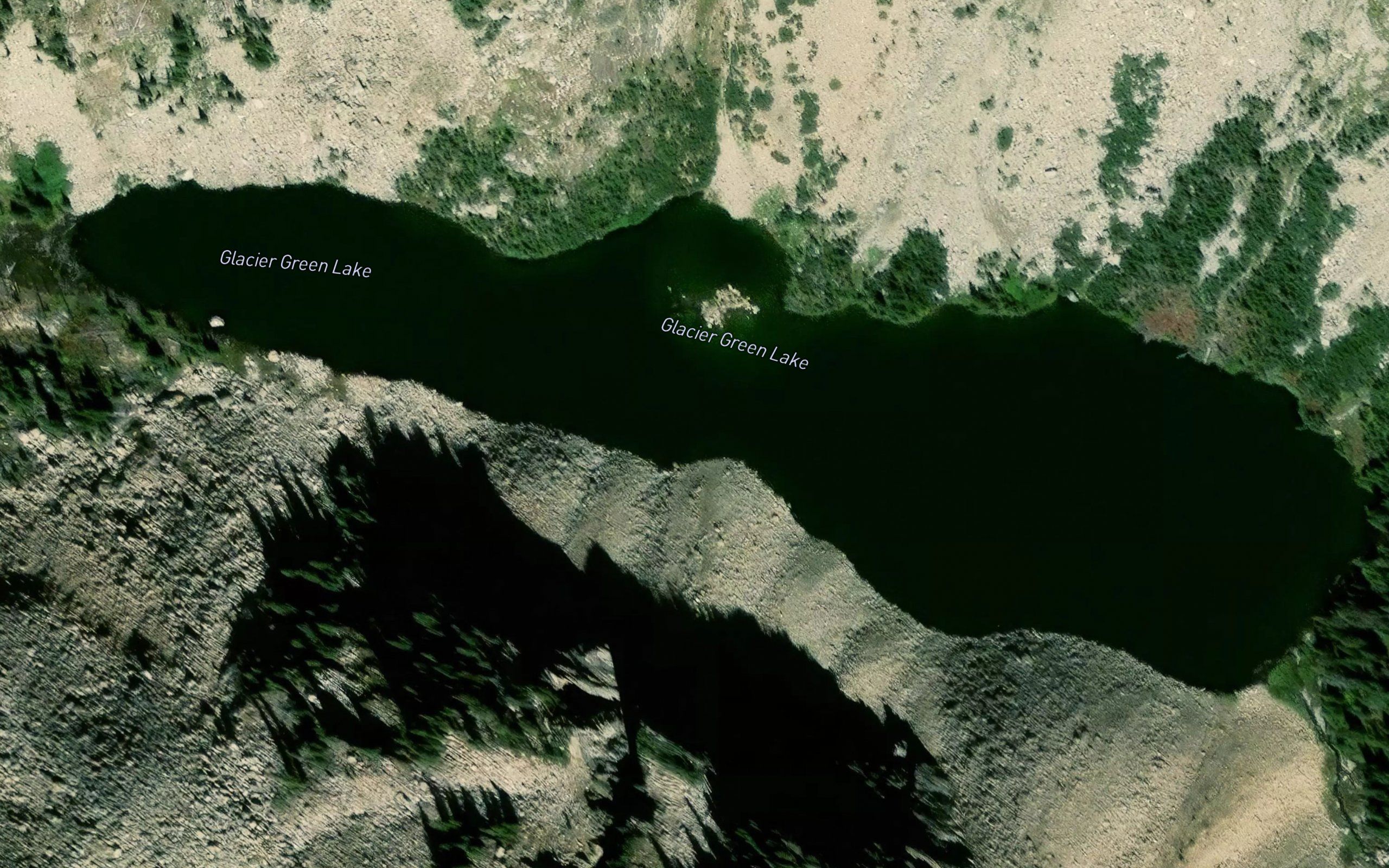 Glacier Green Lake