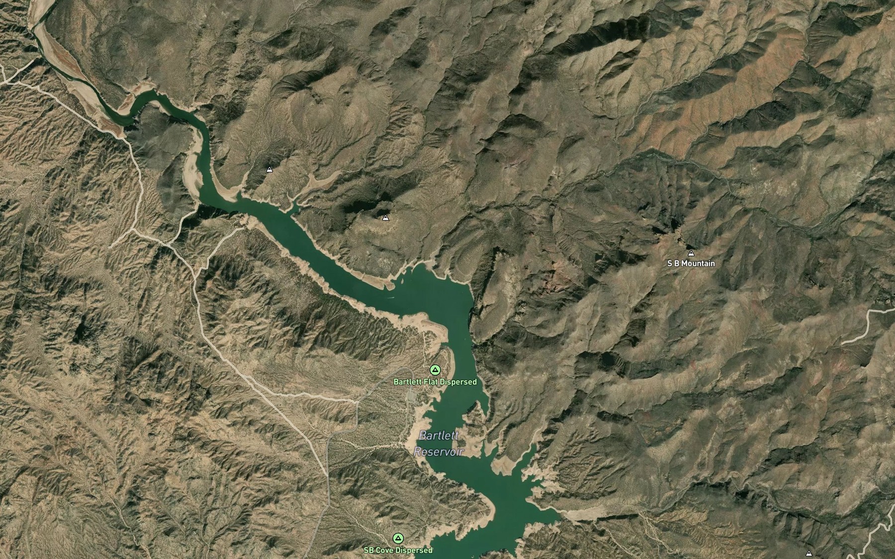 Satellite map of the Spot 10
