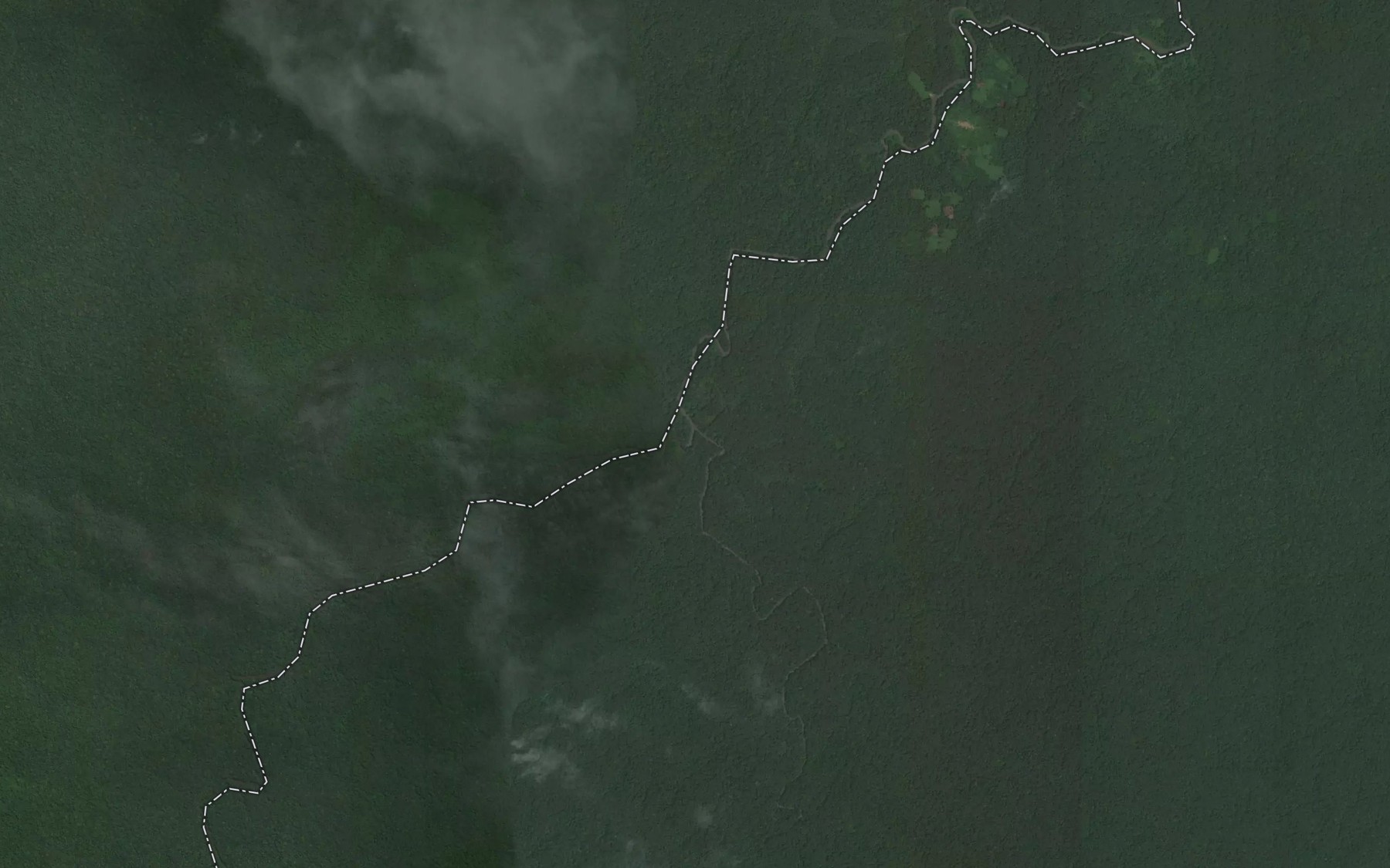 Satellite map of the Lubili