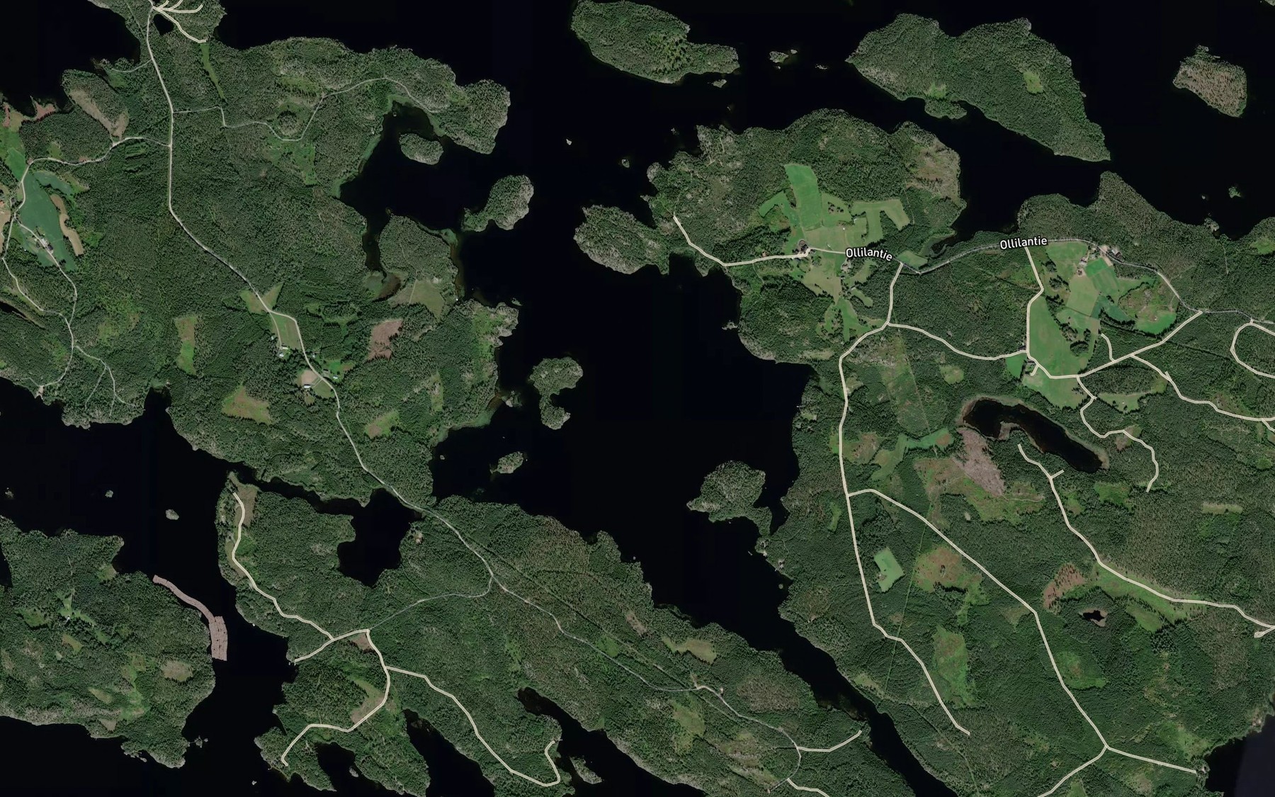 Satellite map of the Kalliovesi