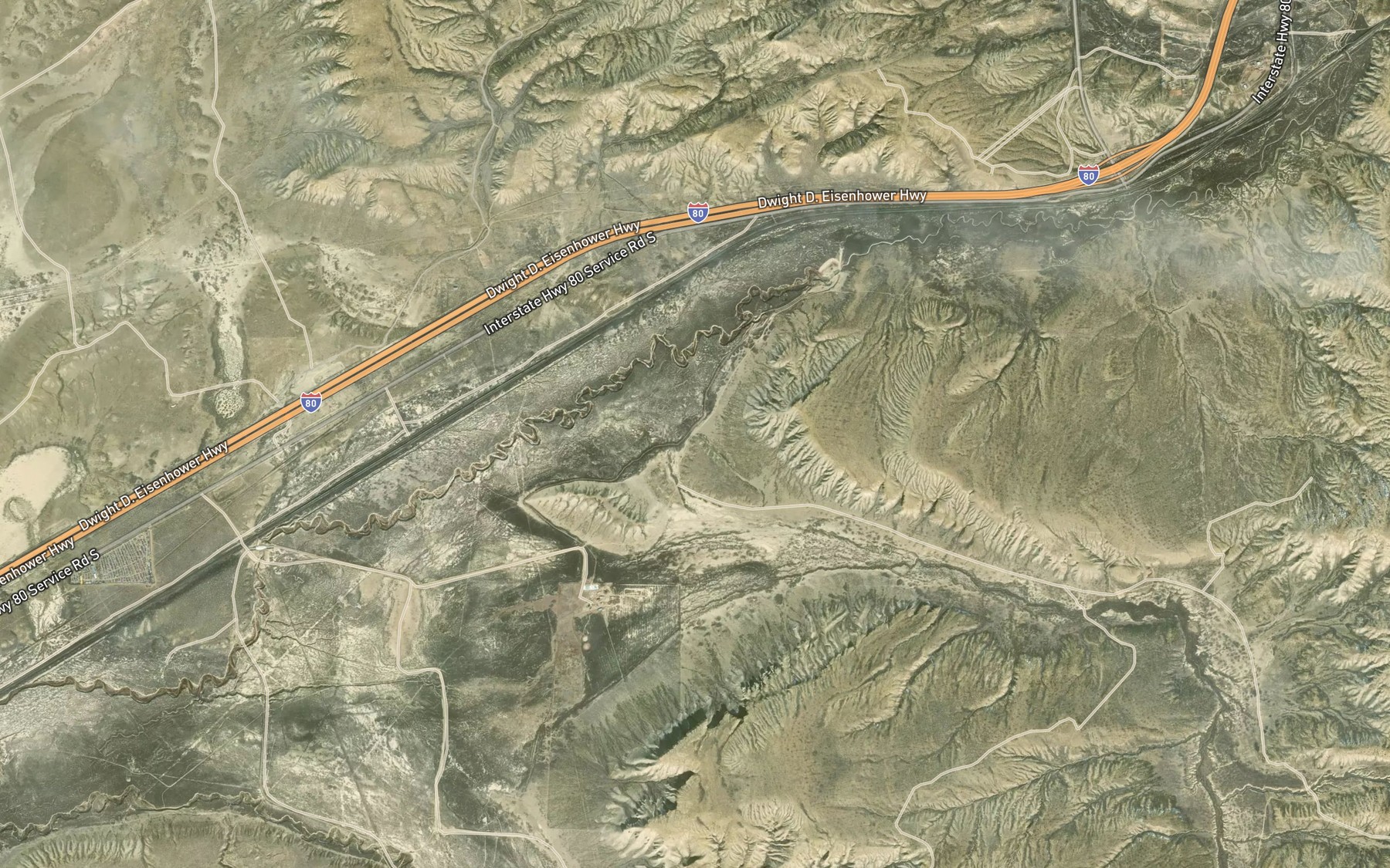 Satellite map of the Pierotto Ditch