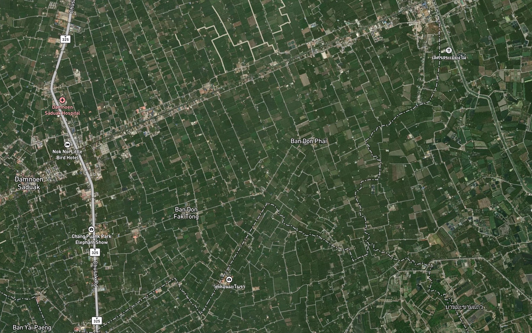 Satellite map of the Khlong Sun Heng