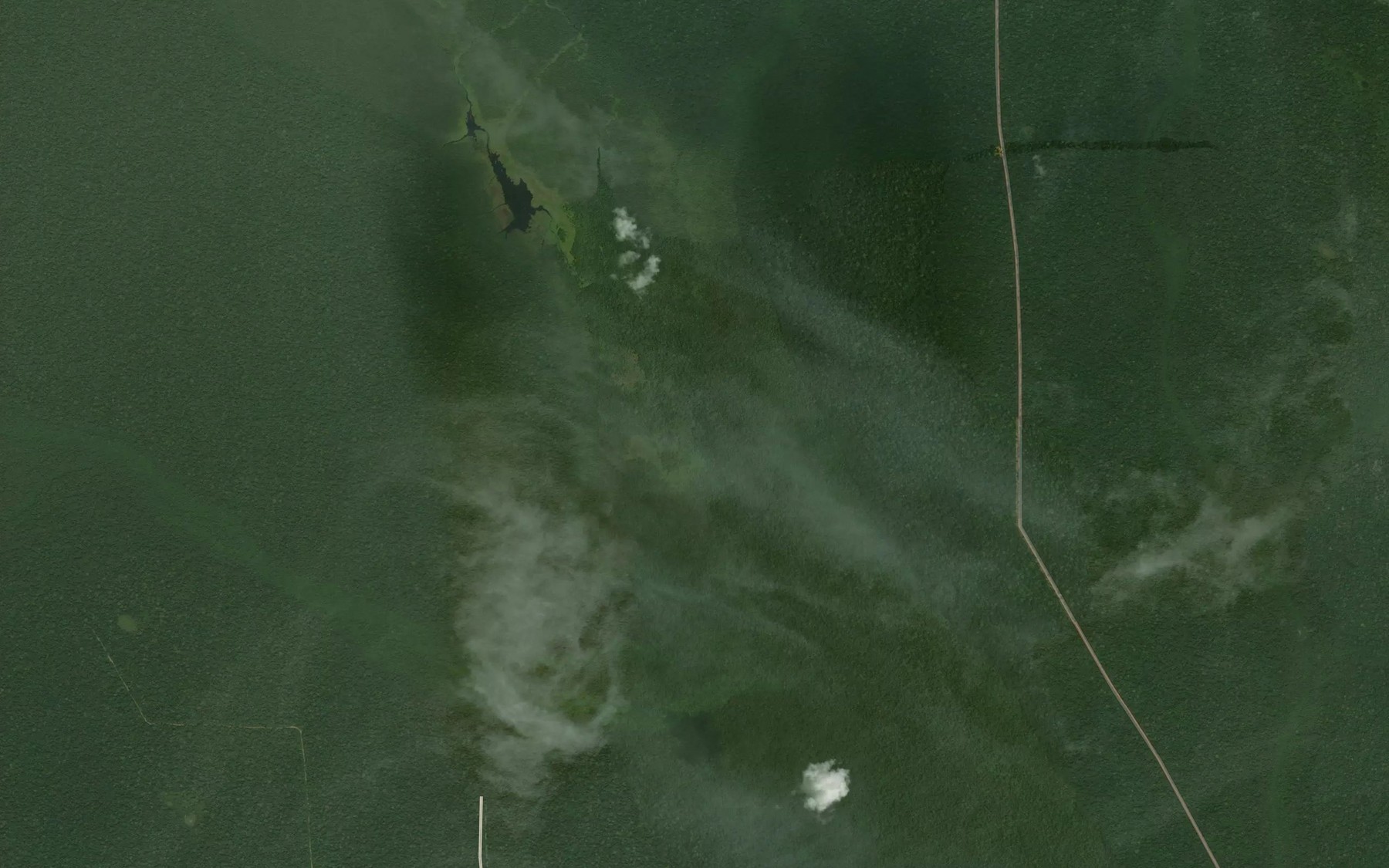 Satellite map of the Lac Djaka
