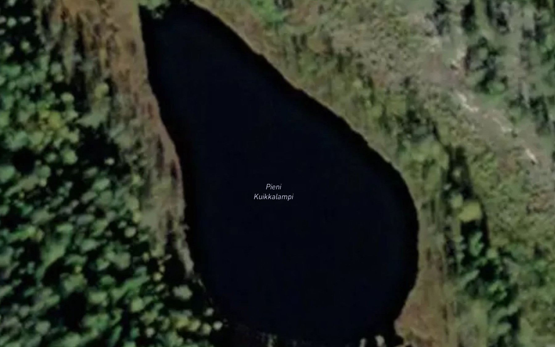 Satellite map of the Pieni Kuikkalampi